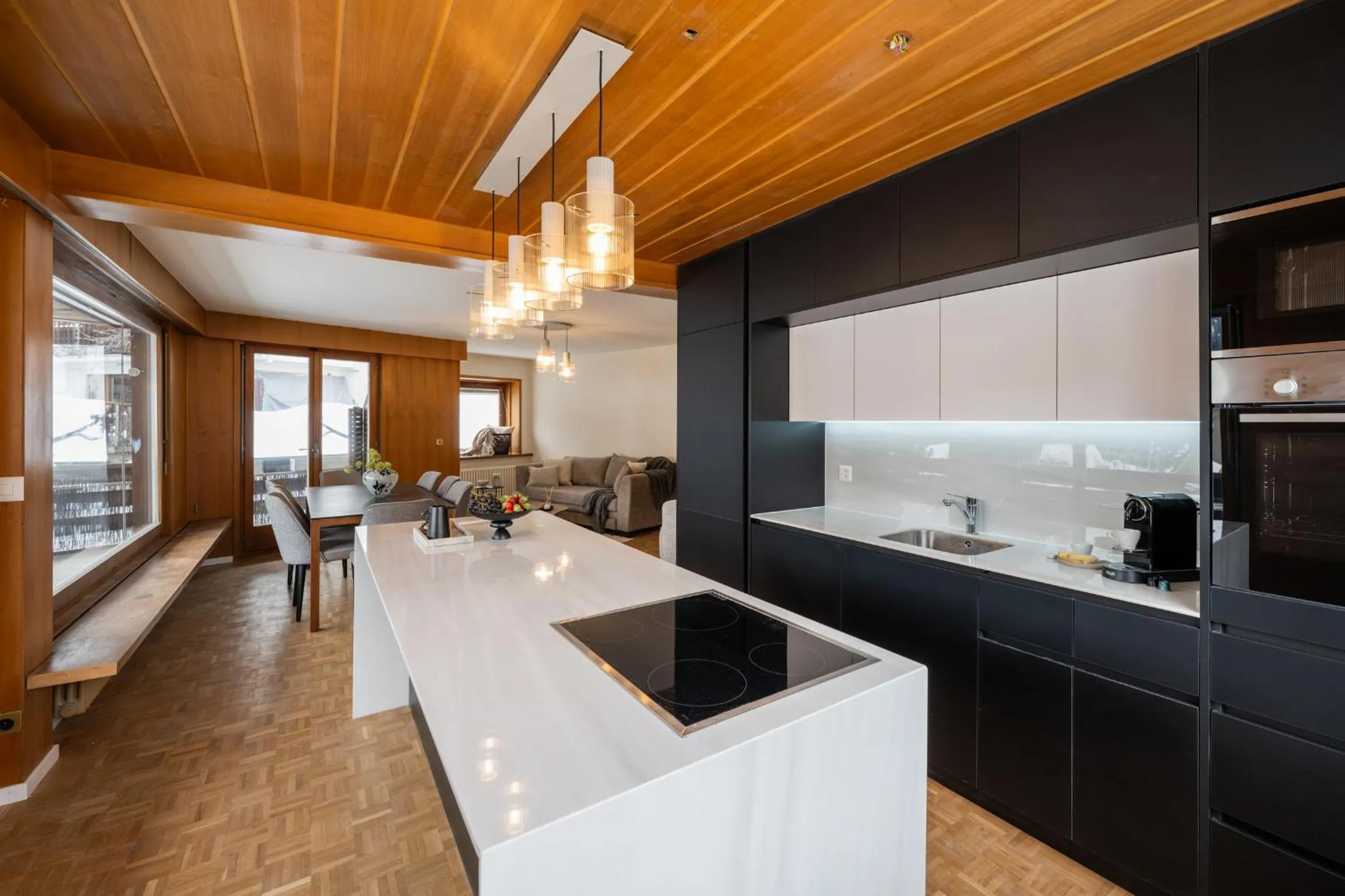 Coffee/tea facilities in Chalet Alberti Davos Platz