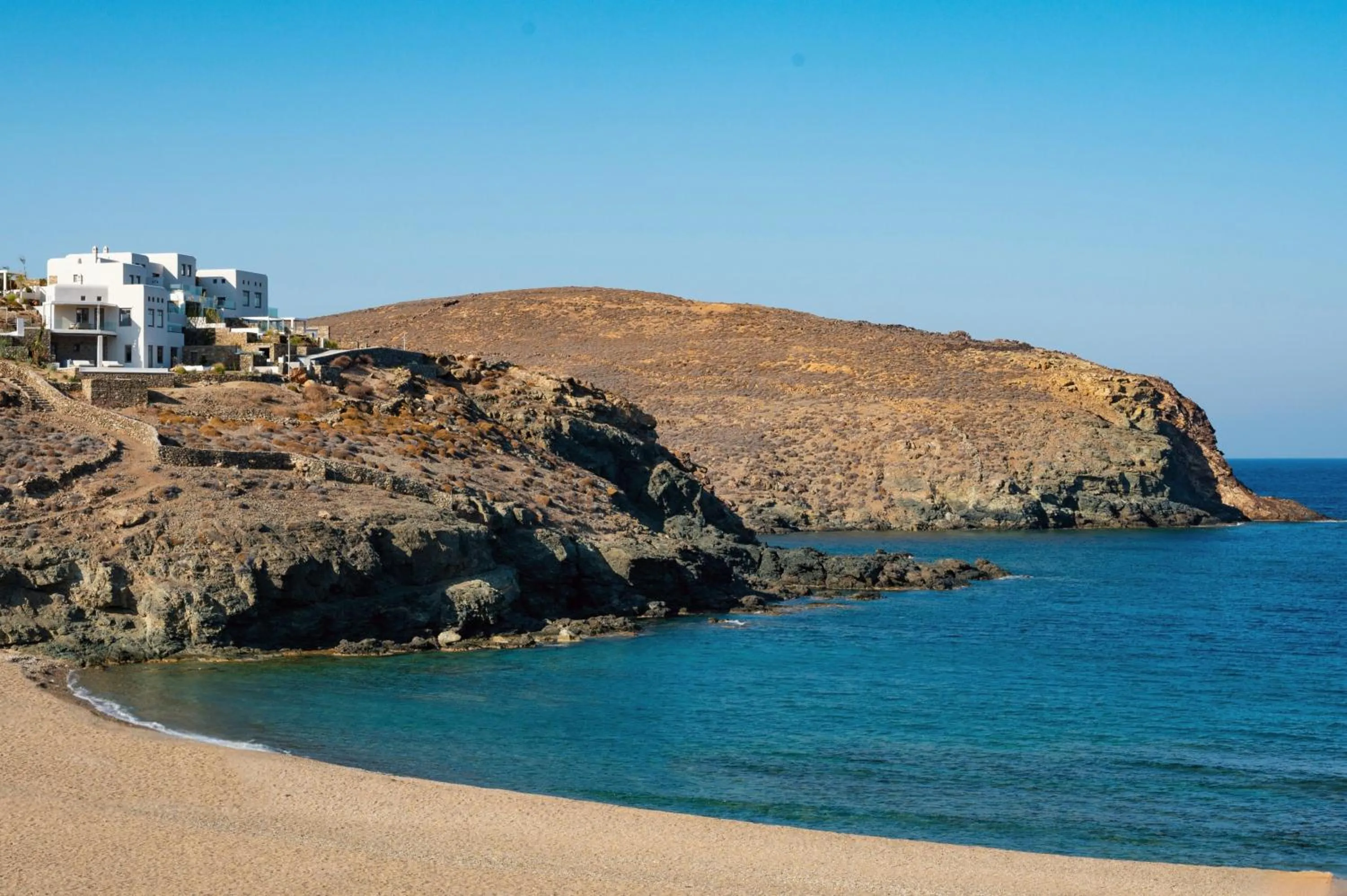 Natural landscape in Semeli Coast Mykonos Curio Collection by Hilton