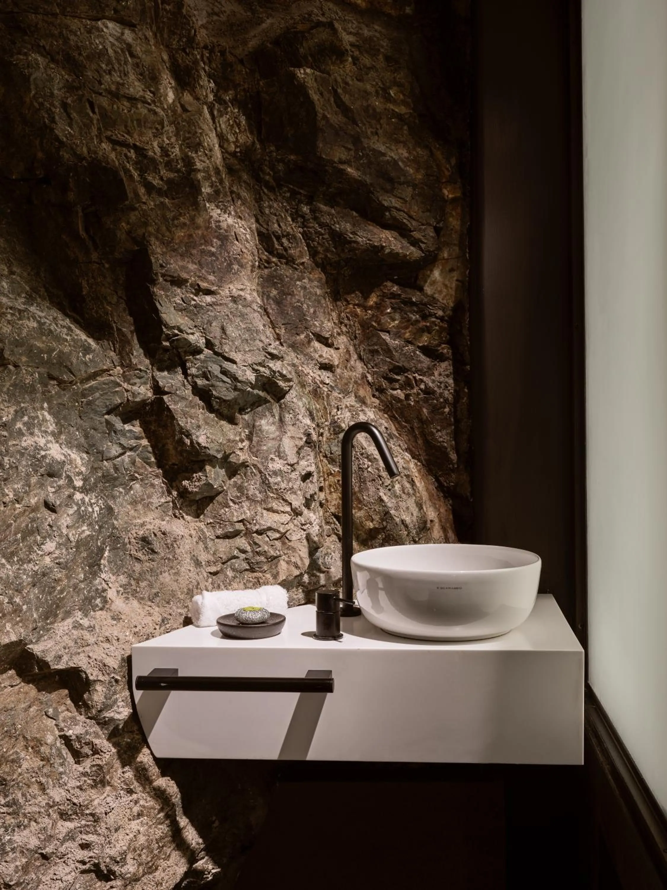 Bathroom in Semeli Coast Mykonos Curio Collection by Hilton