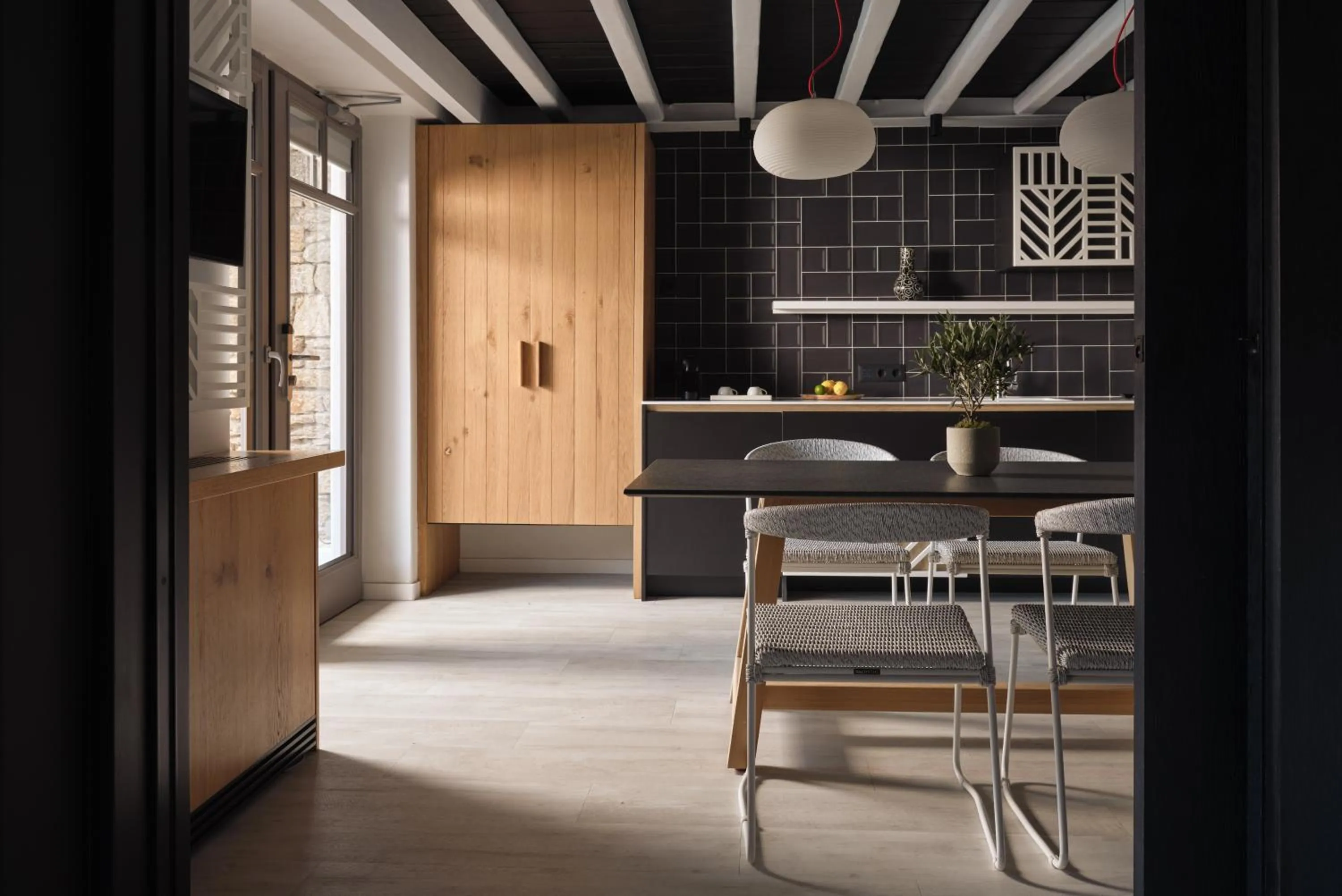 Kitchen or kitchenette in Semeli Coast Mykonos Curio Collection by Hilton