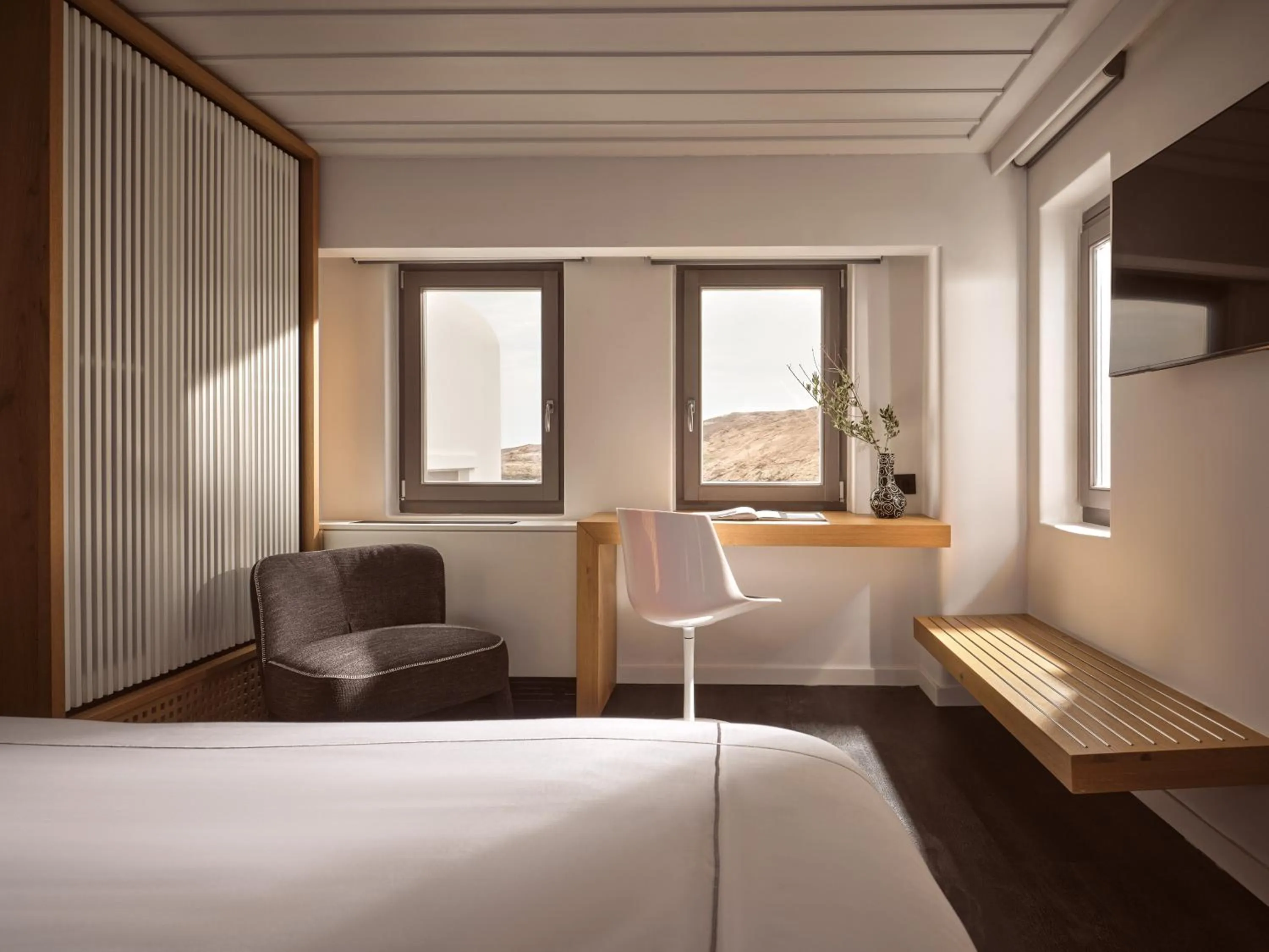 Bed in Semeli Coast Mykonos Curio Collection by Hilton