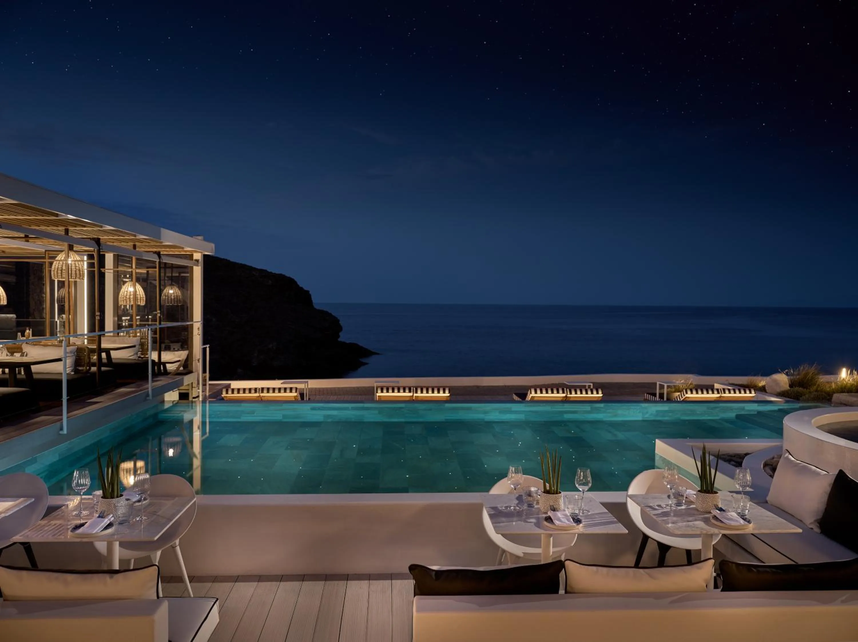 Property building in Semeli Coast Mykonos Curio Collection by Hilton