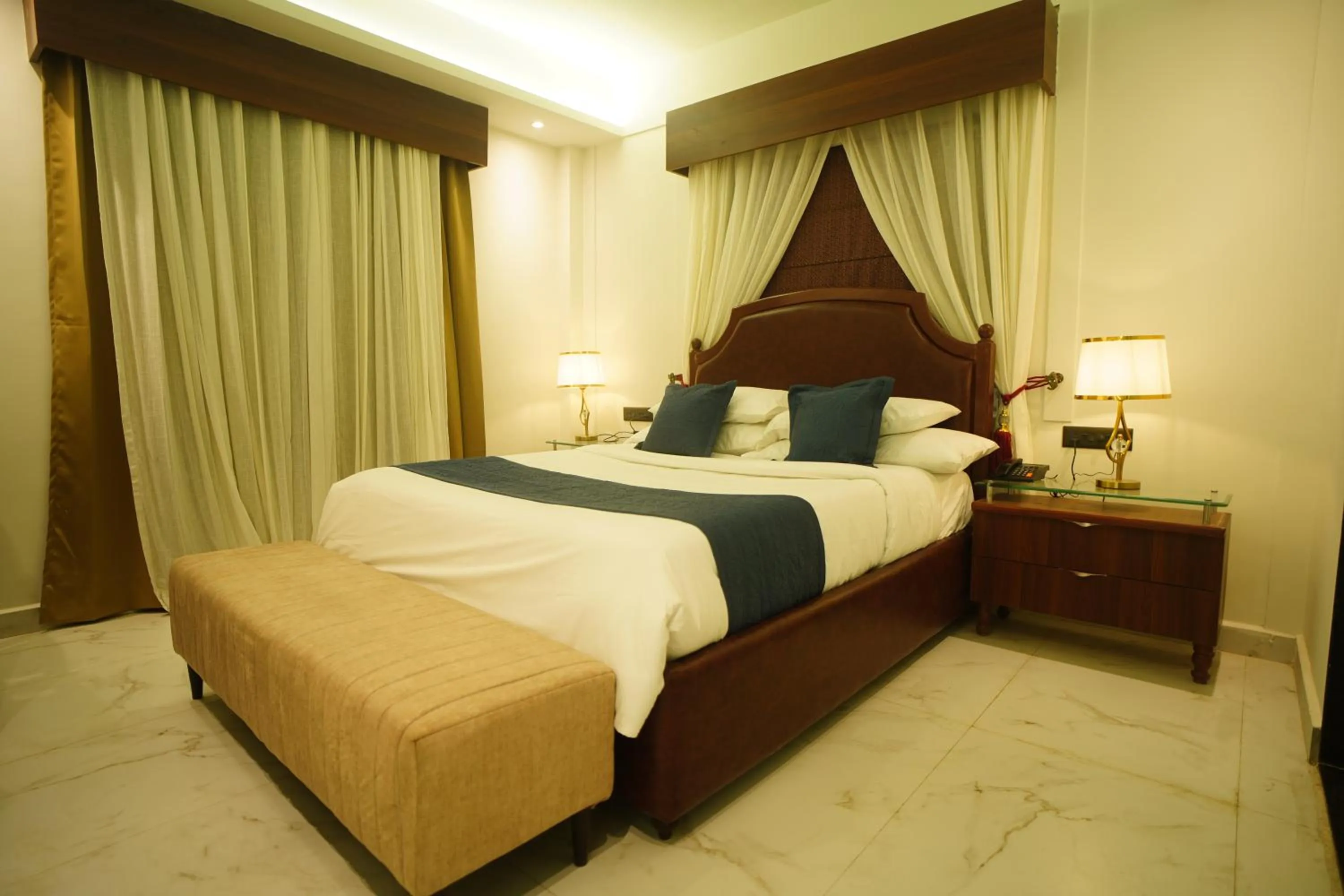 Photo of the whole room, Bed in HOTEL PRAHLAD INN