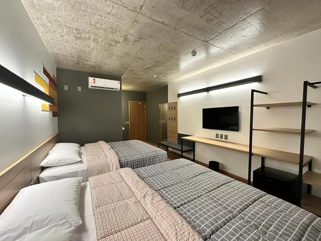 Standard Room with Two Double Beds - single occupancy in Hotel 10 Sorriso Standard Room with Two Double Beds - single occupancy in Hotel 10 Sorriso