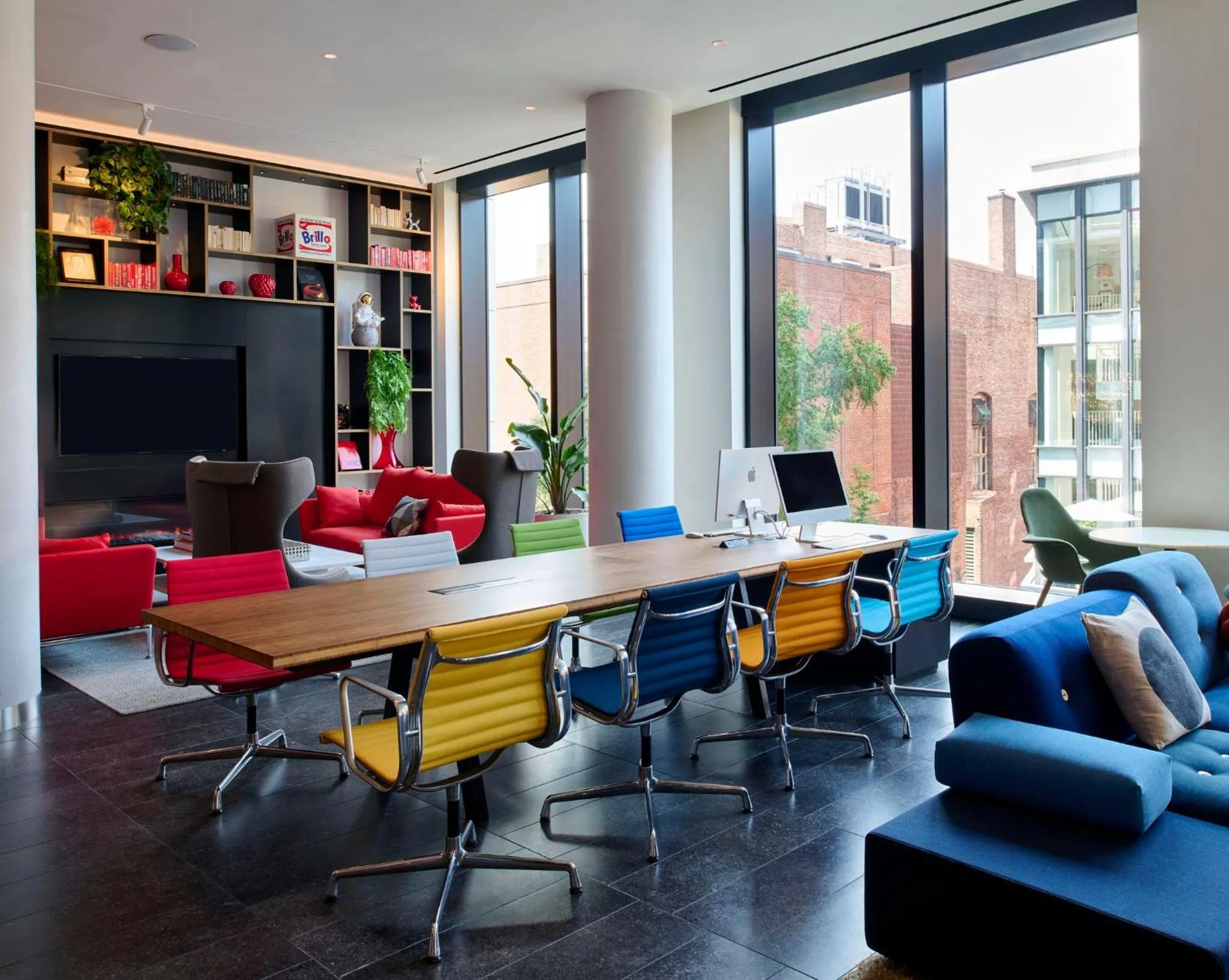 Lobby or reception in citizenM Boston Back Bay