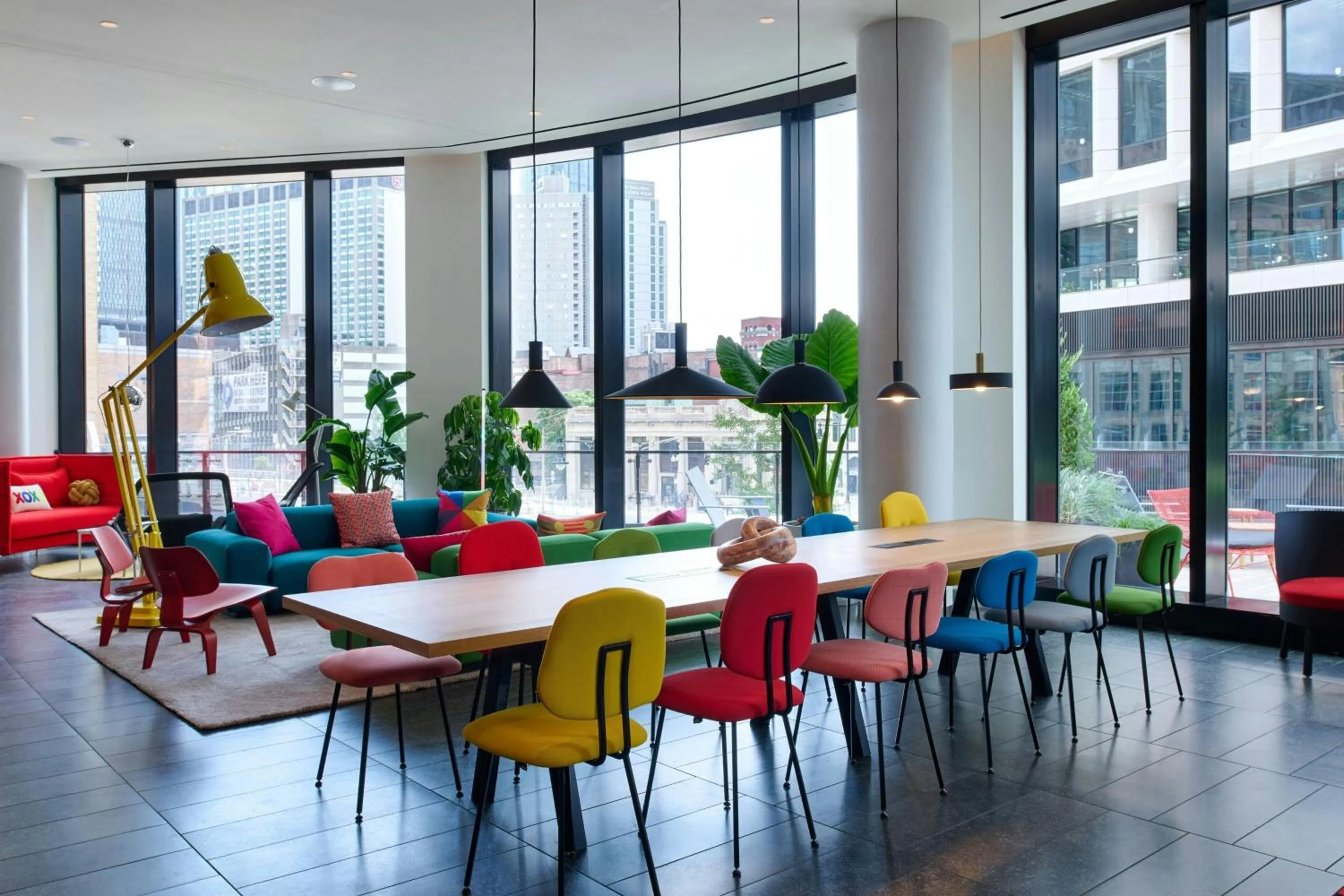Lobby or reception in citizenM Boston Back Bay