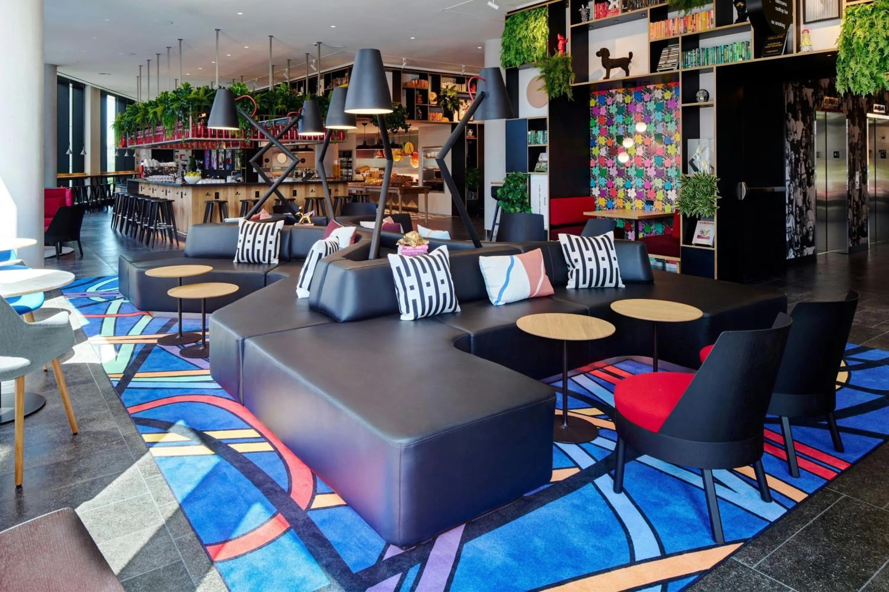 Lobby or reception in citizenM Boston Back Bay