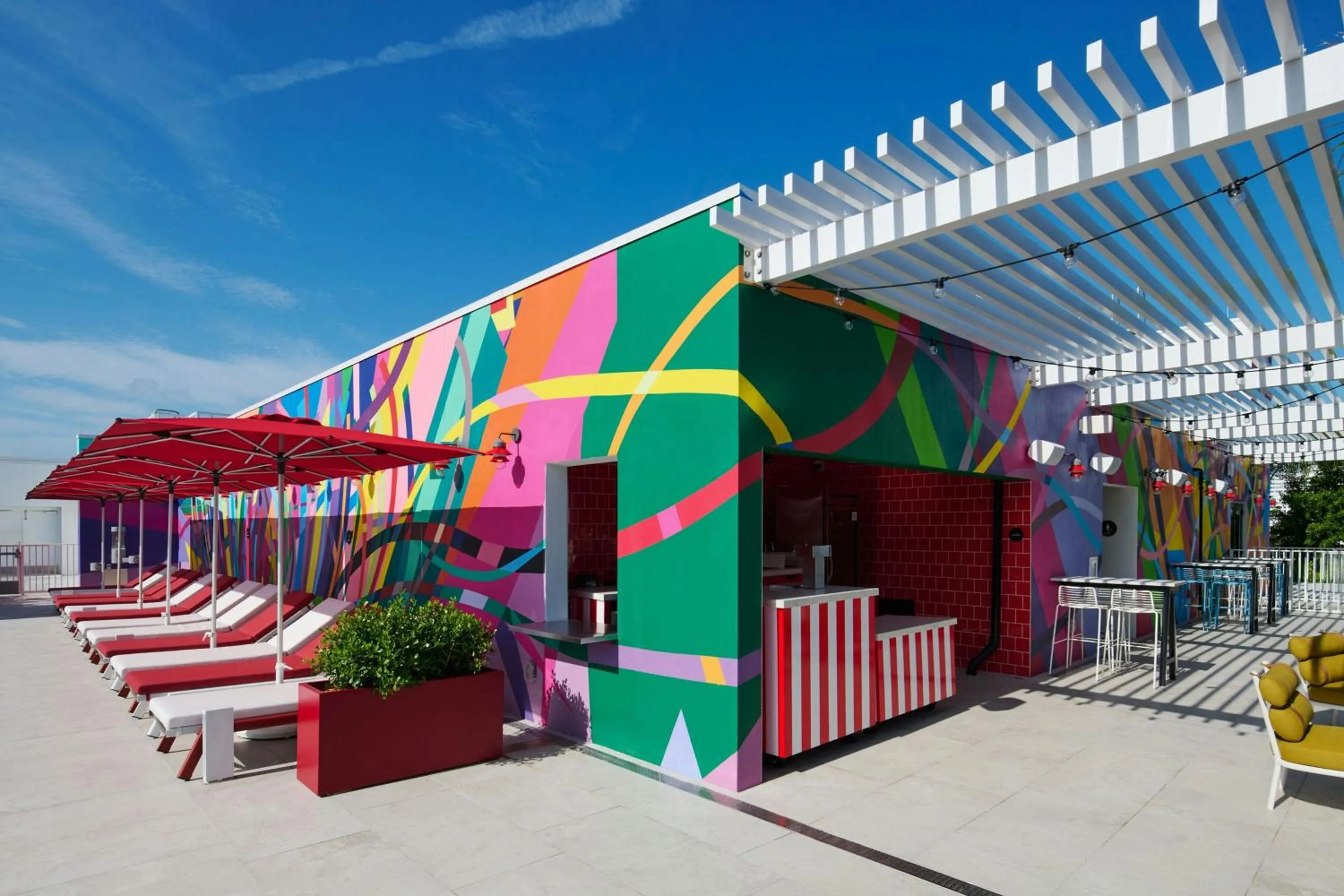 Swimming pool in citizenM Miami South Beach