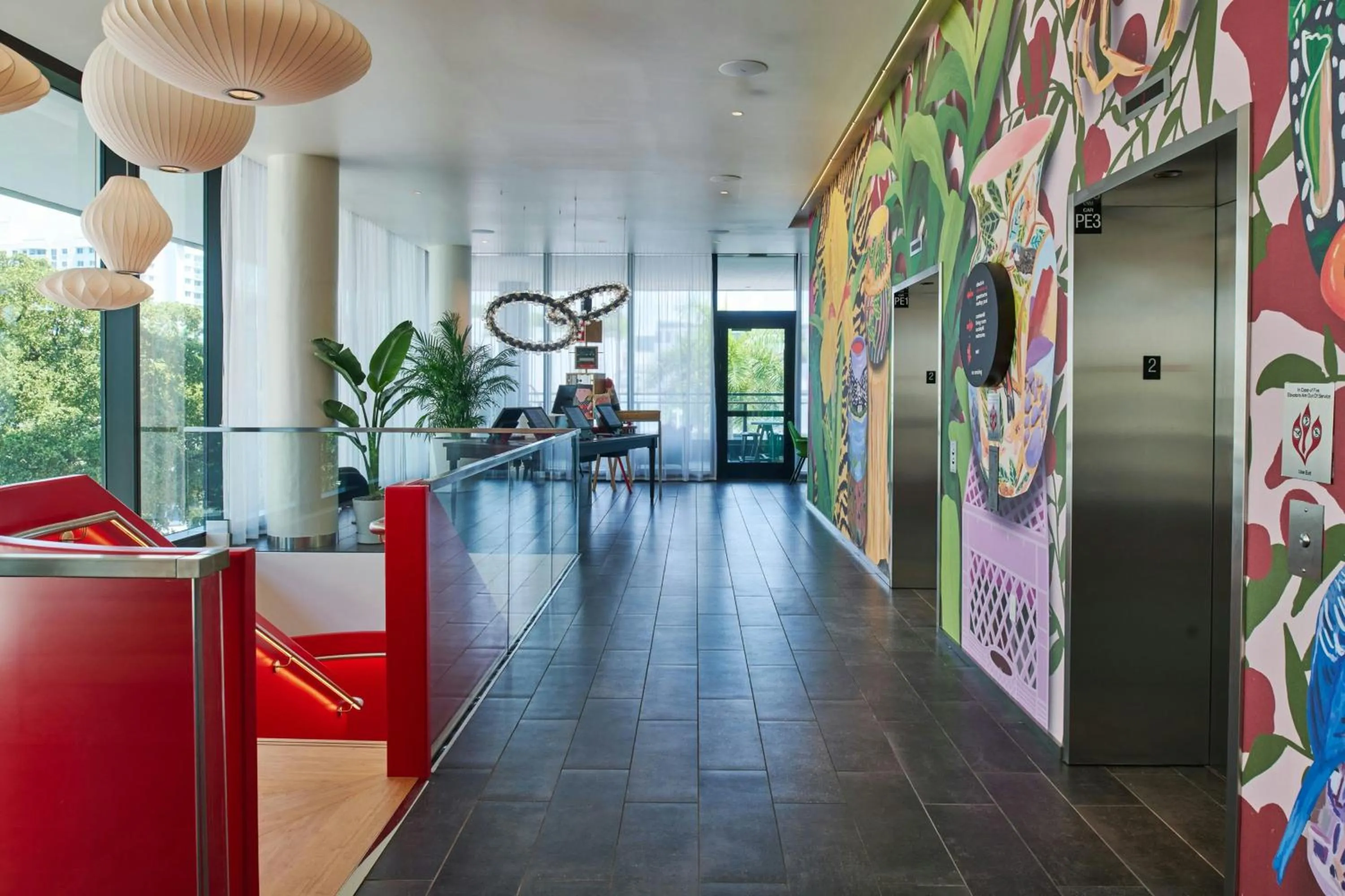 Lobby or reception in citizenM Miami South Beach