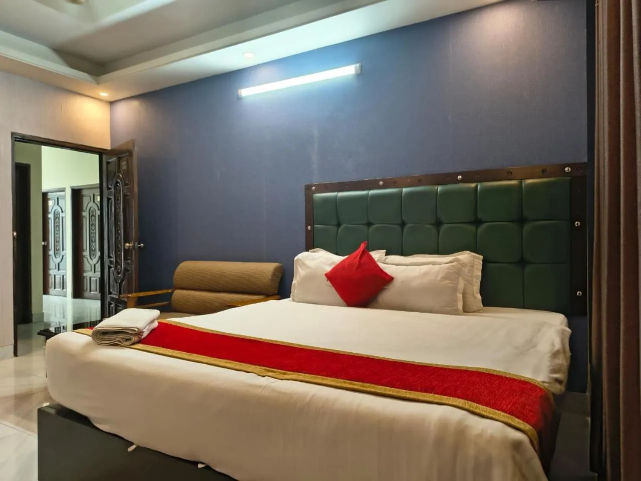 Bed in Hotel White Stone