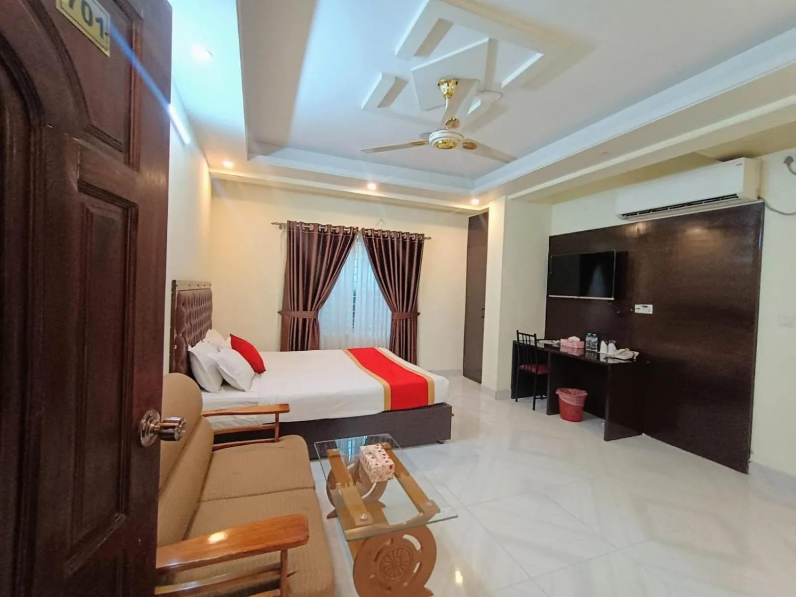 Bed in Hotel White Stone