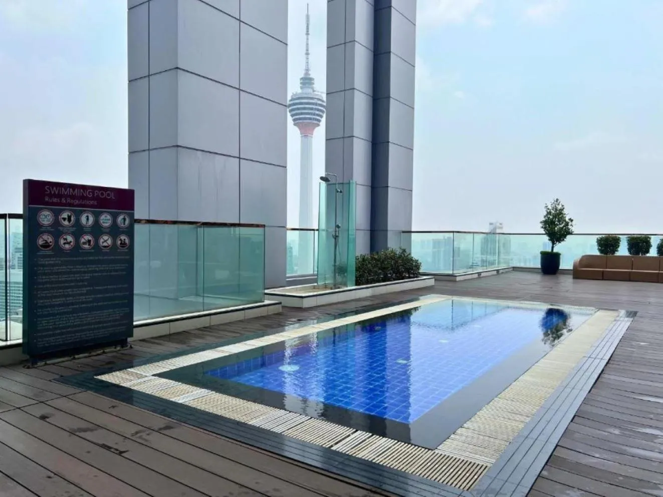 Pool view in The Platinum KLCC by Comfort Suites
