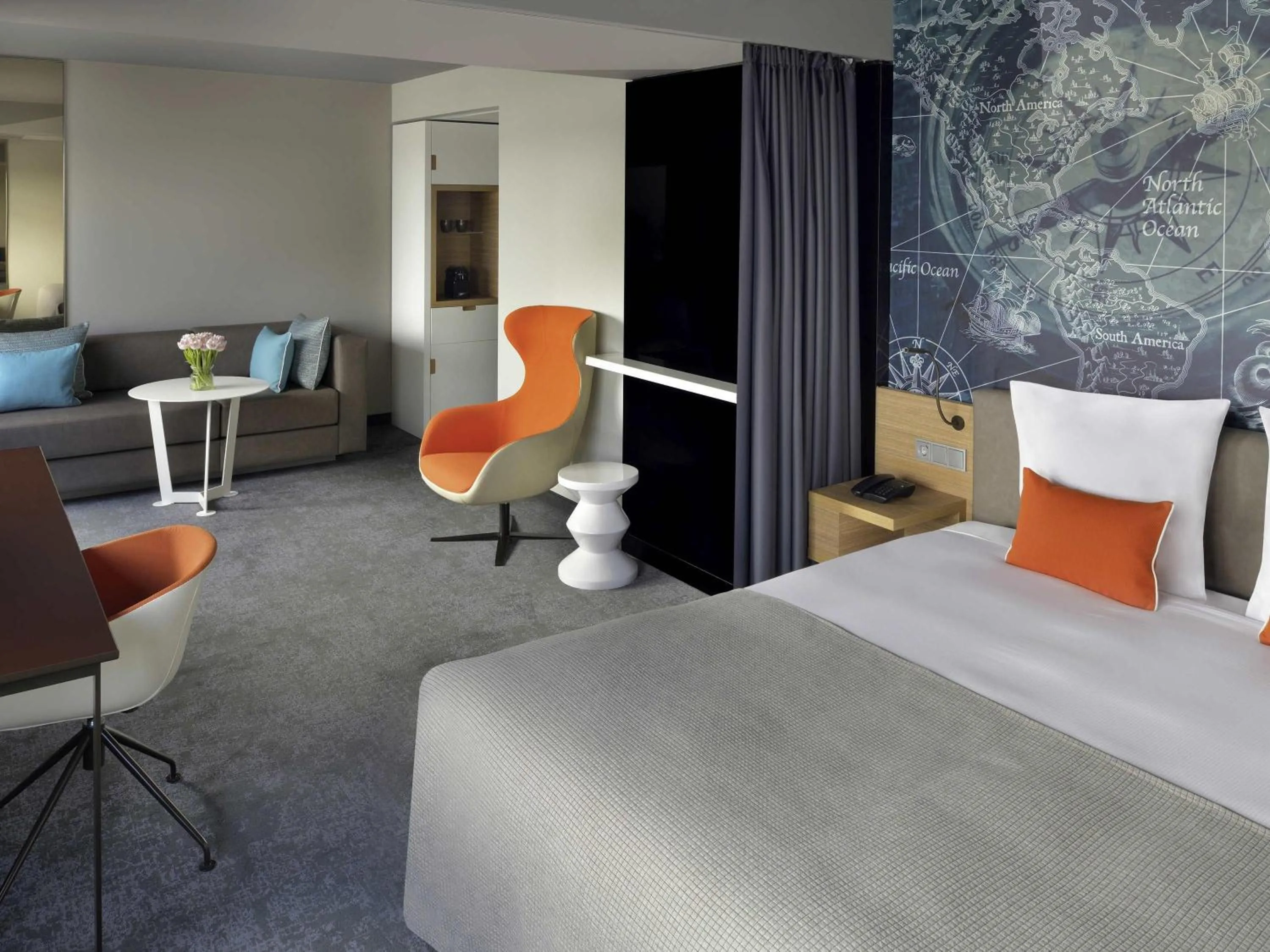 Bedroom in Mövenpick Hotel Amsterdam City Centre