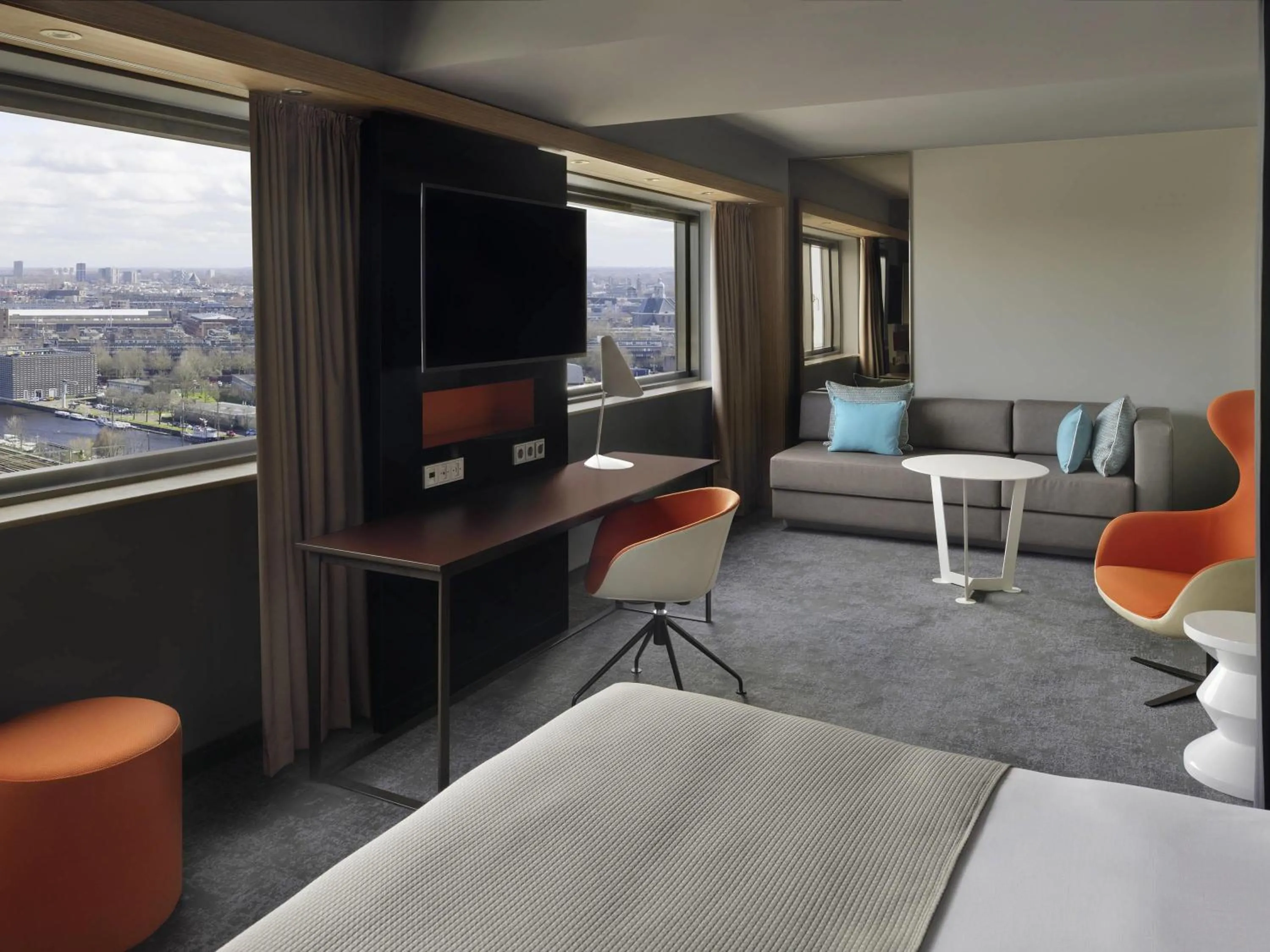 Bedroom in Mövenpick Hotel Amsterdam City Centre