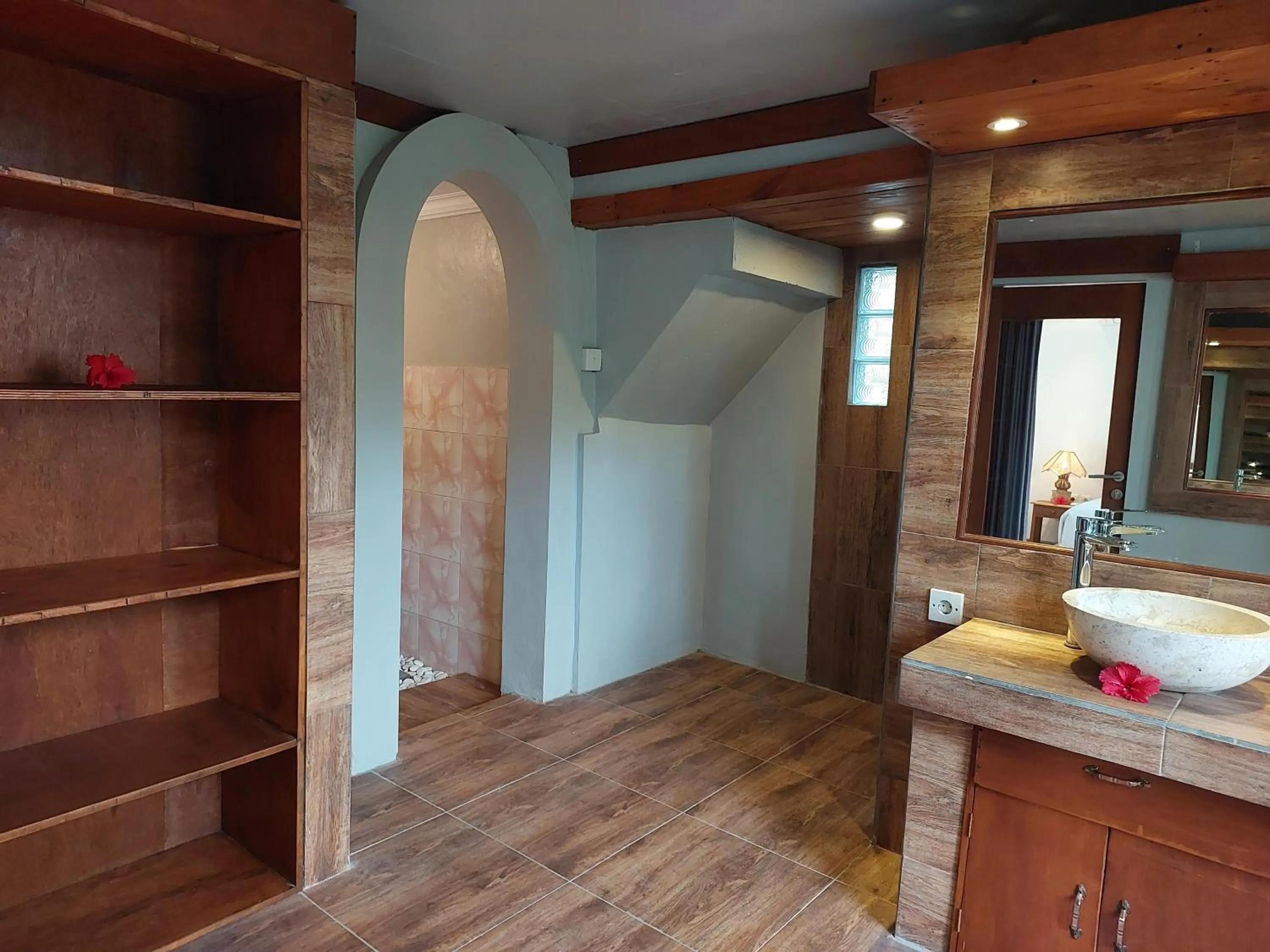 Bathroom in Prema Shiva Suites and Villas by EPS