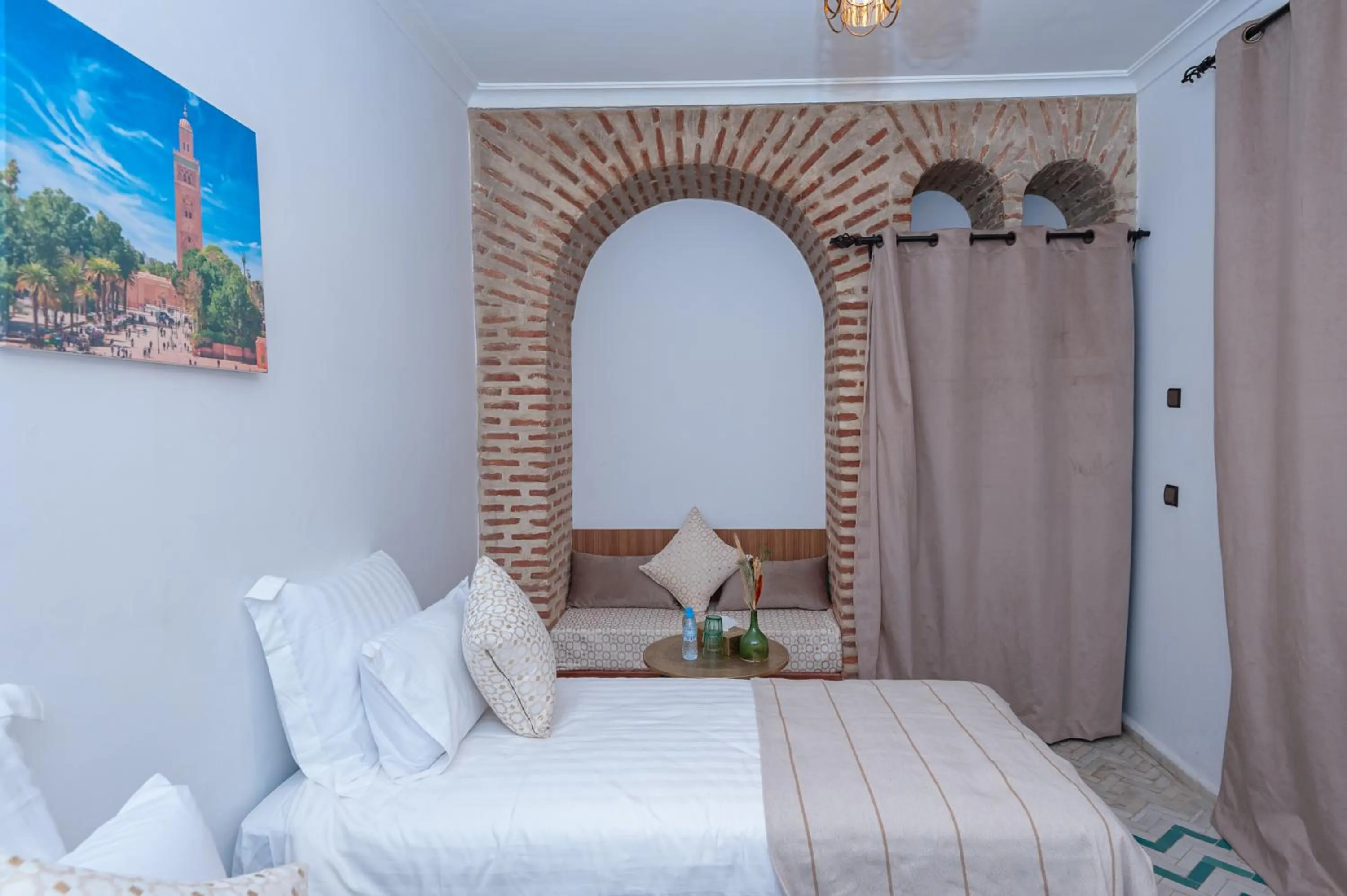 Bedroom, Bed in Riad Amalia