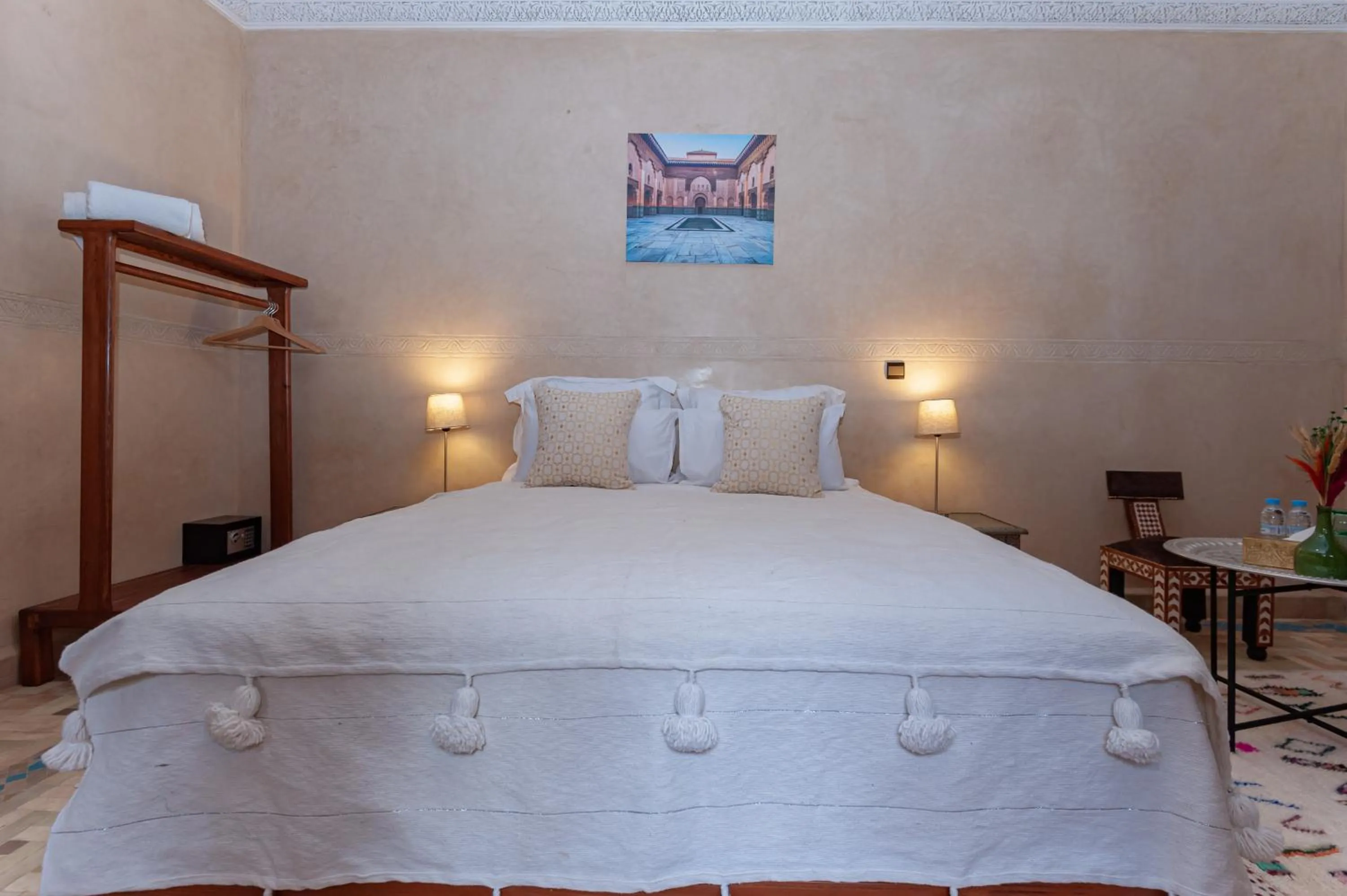 Bedroom, Bed in Riad Amalia