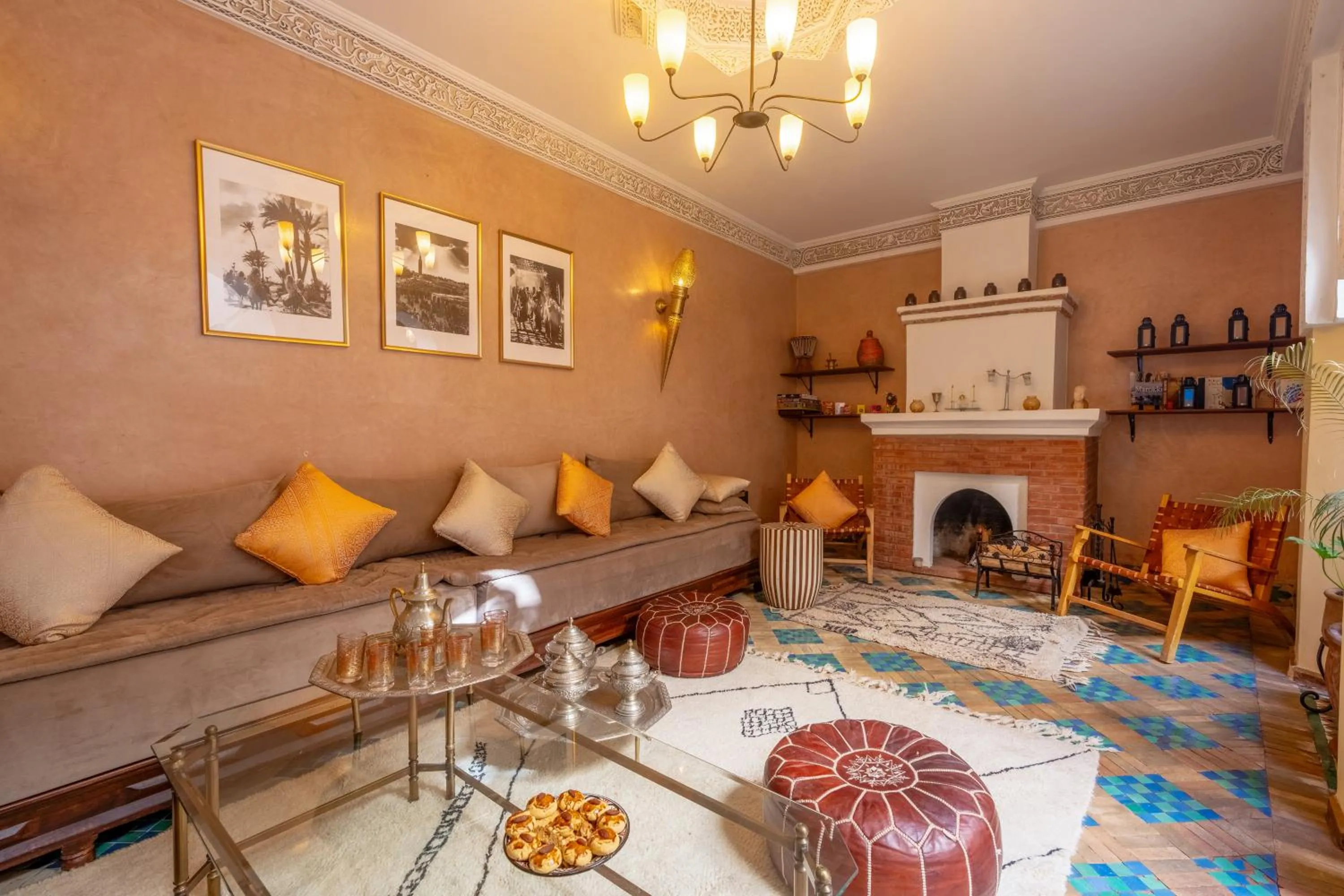 Living room in Riad Amalia
