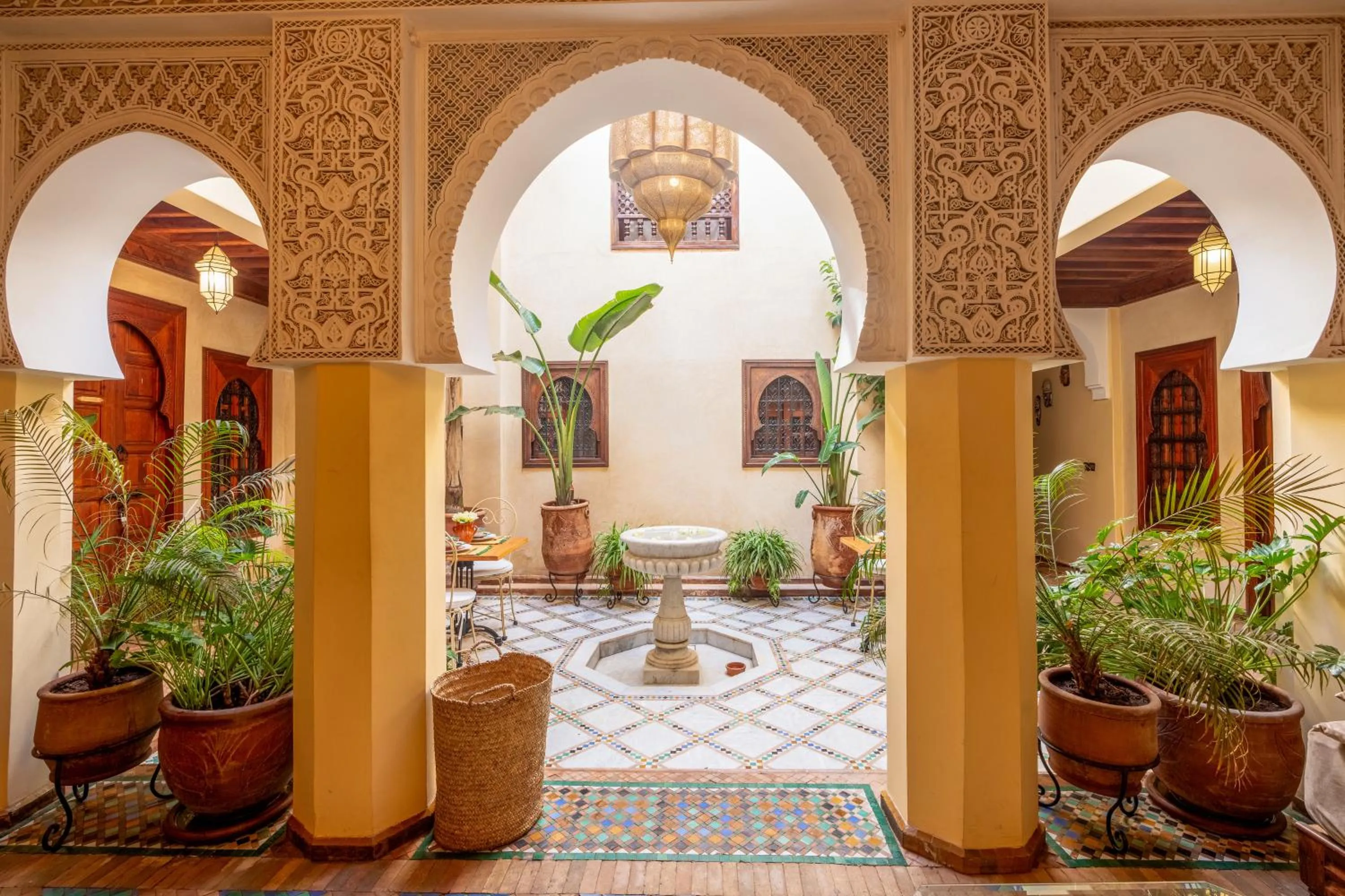 Garden view in Riad Amalia