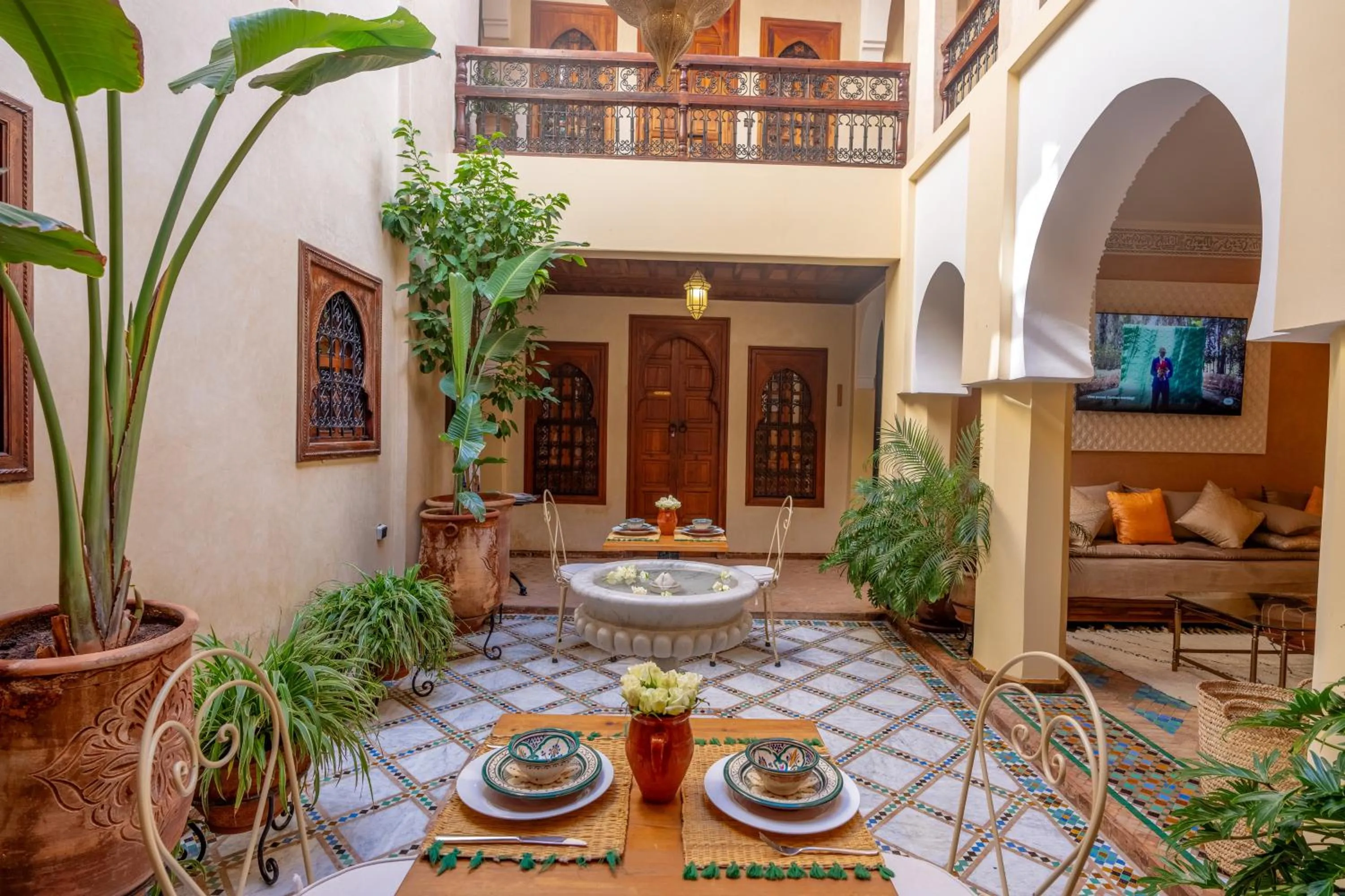 Patio in Riad Amalia