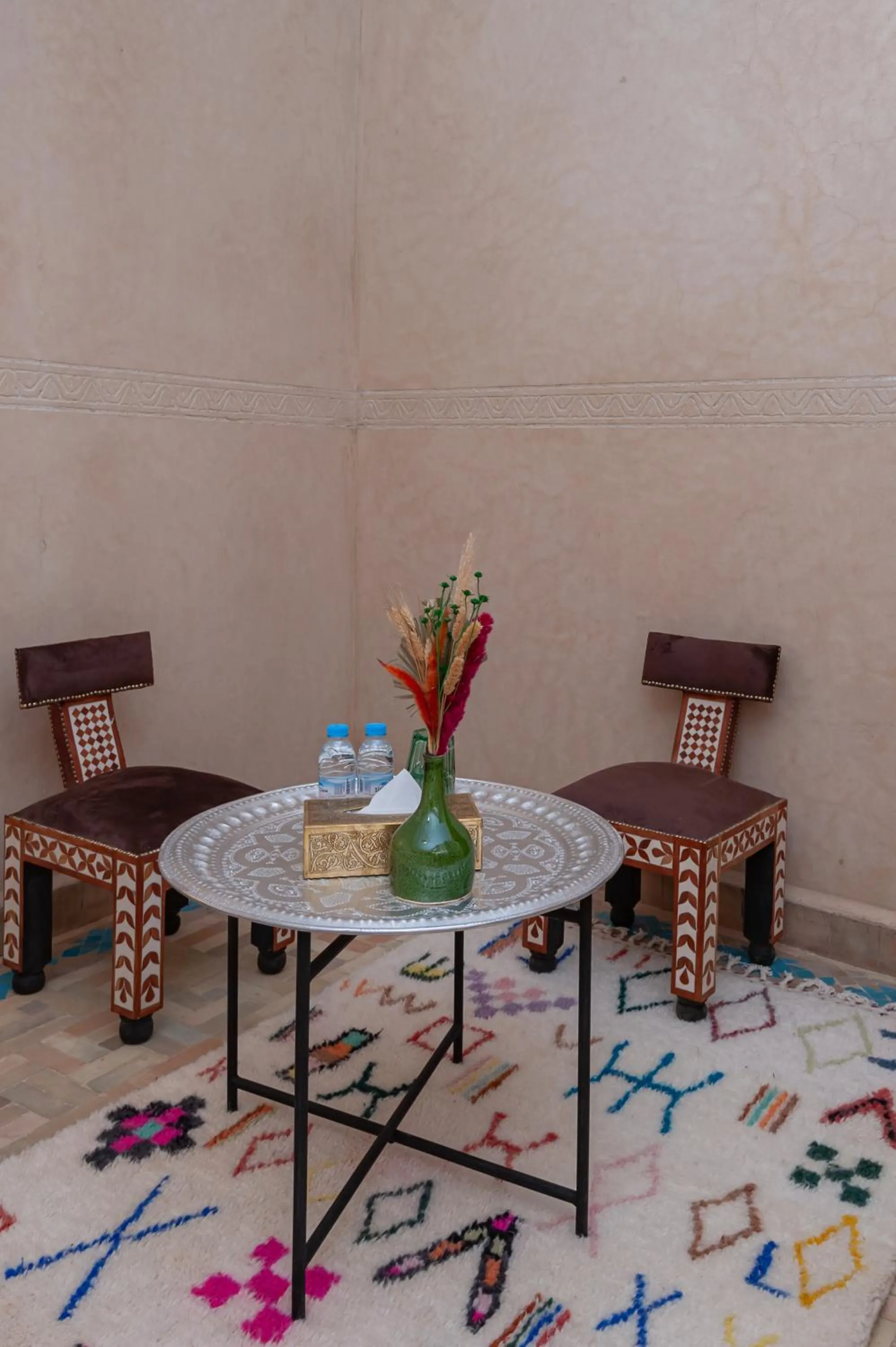 Seating area in Riad Amalia