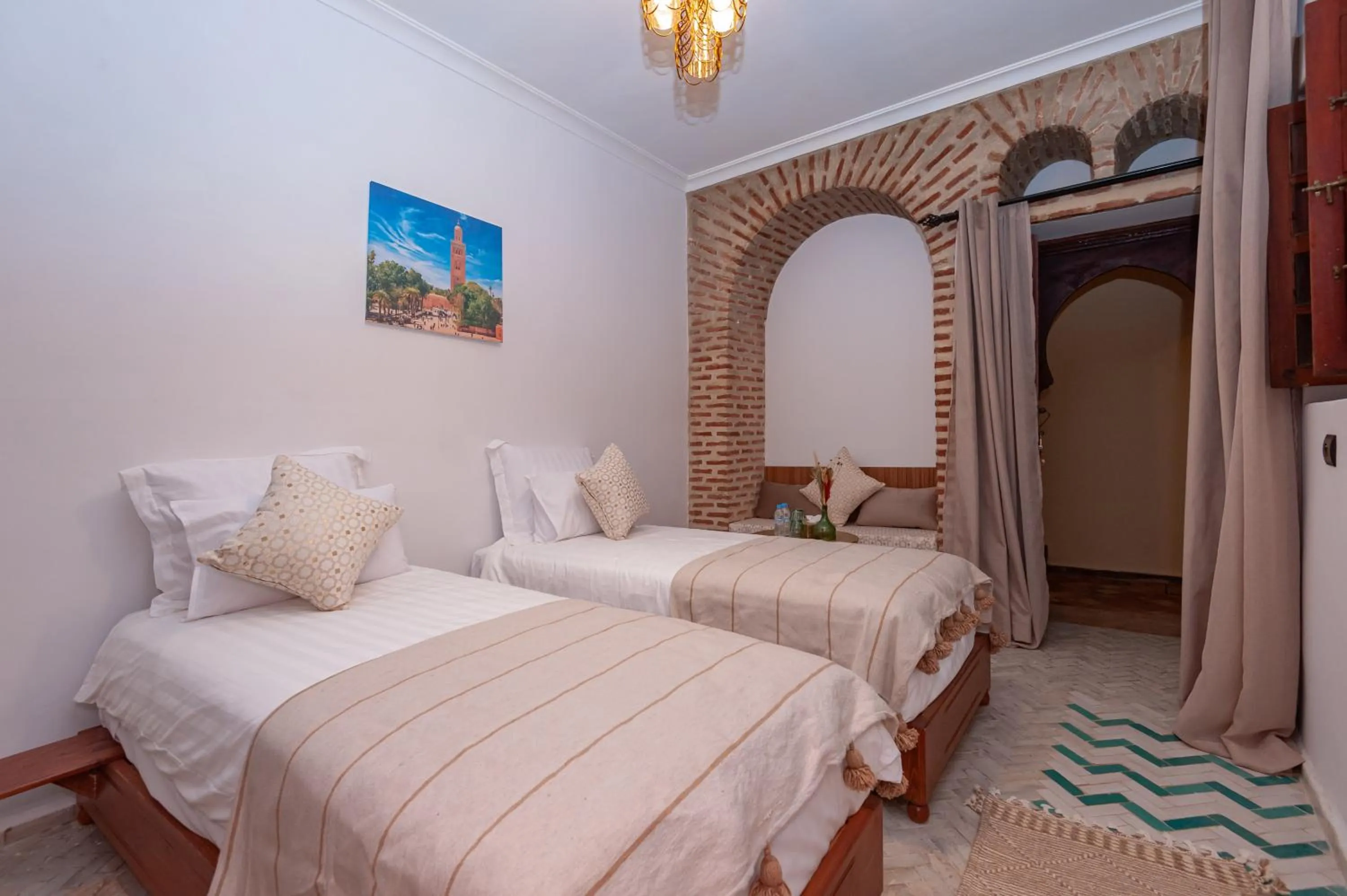 Bedroom, Bed in Riad Amalia