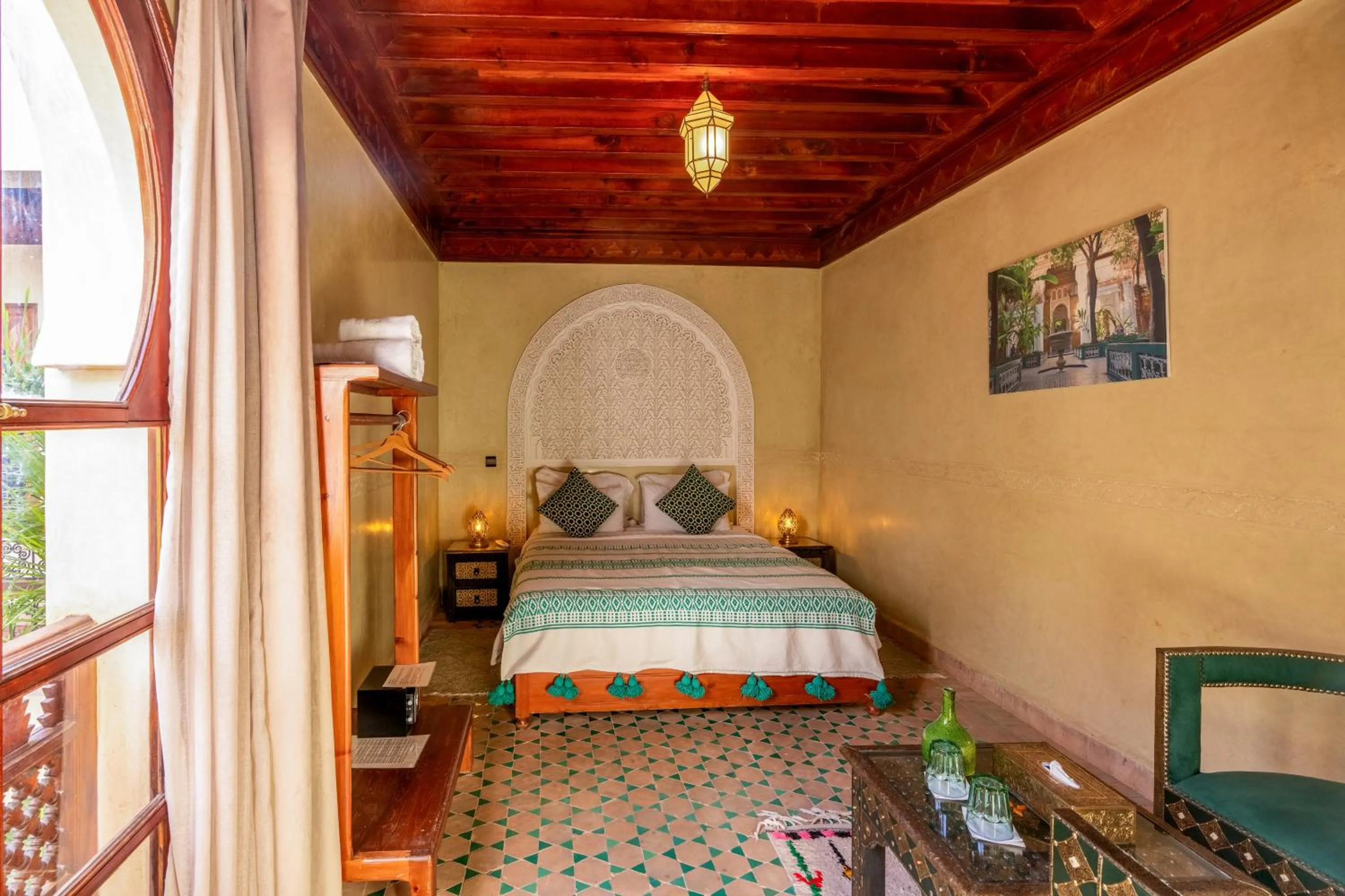 Bedroom, Bed in Riad Amalia