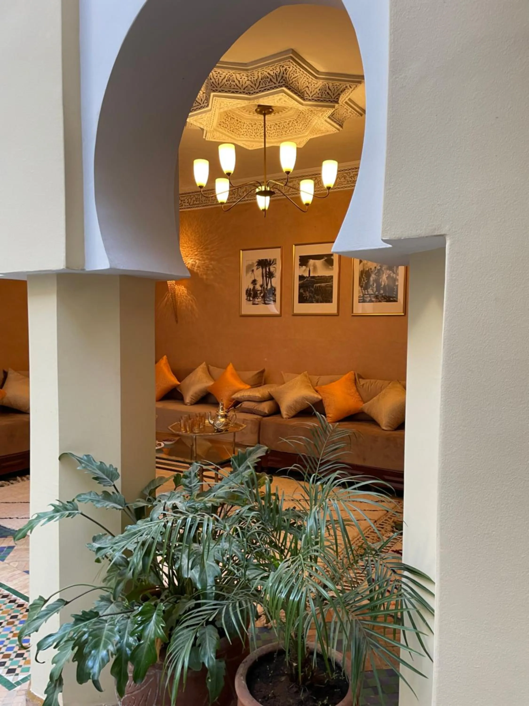 Living room in Riad Amalia