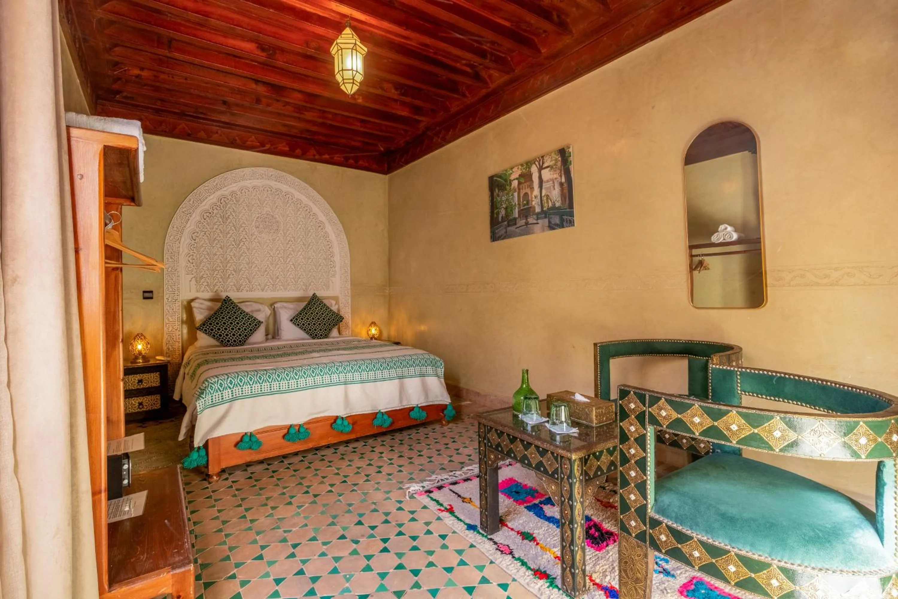 Bed in Riad Amalia