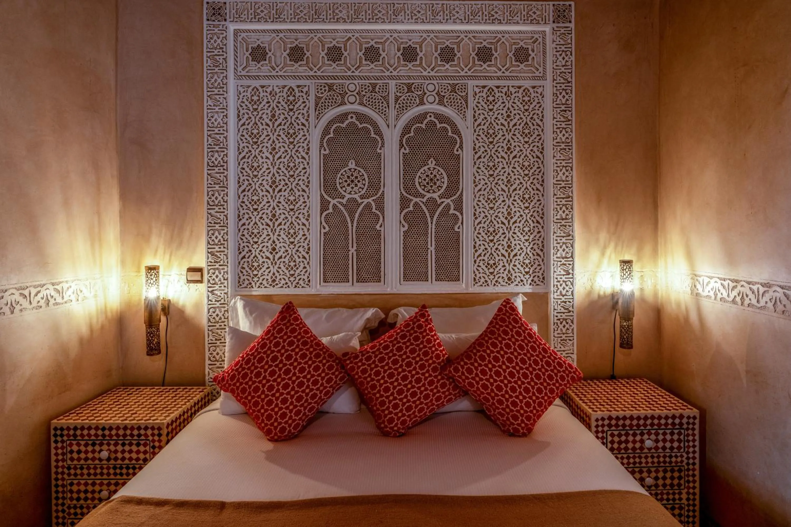 Bed in Riad Amalia