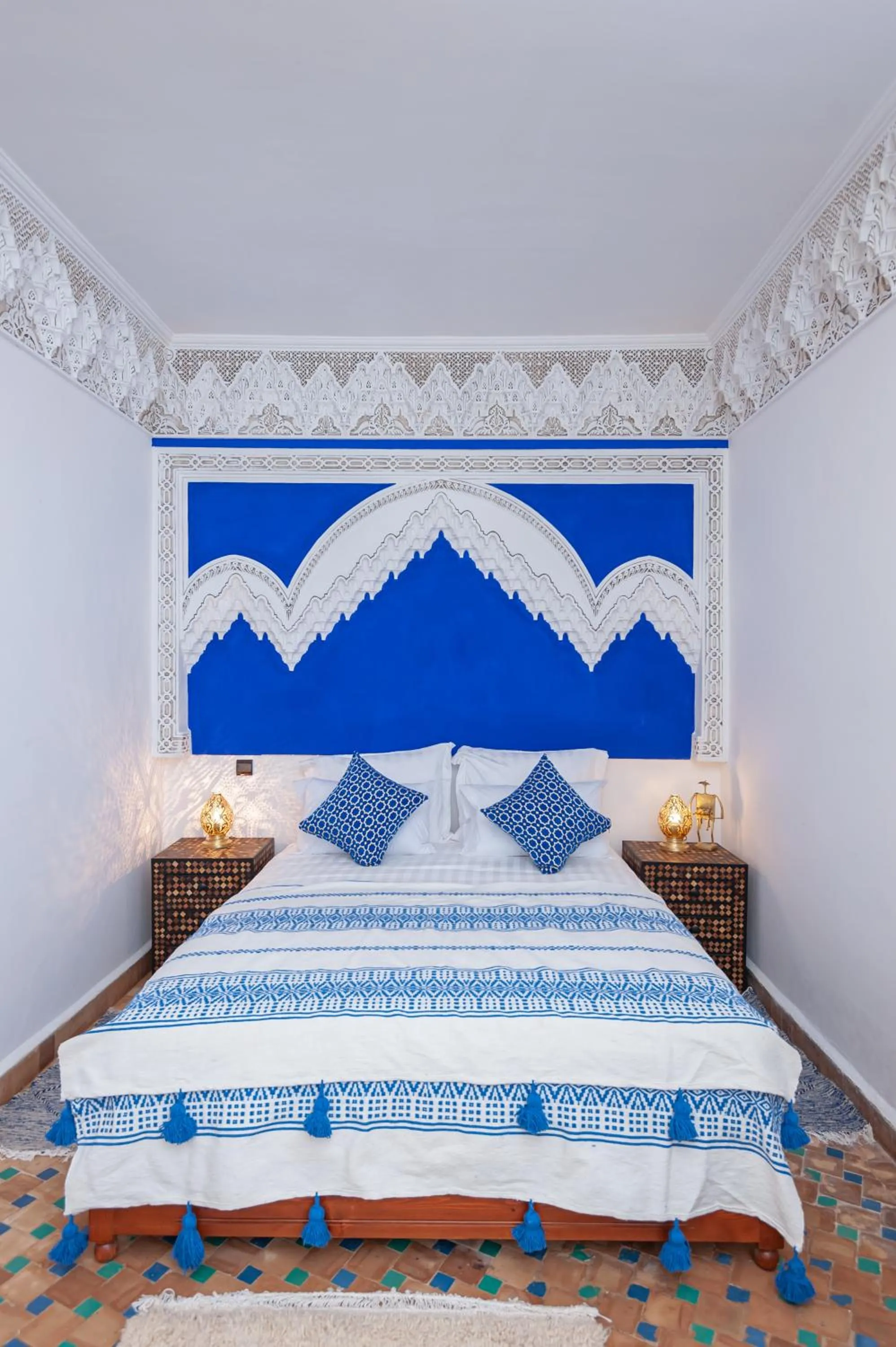 Bed in Riad Amalia