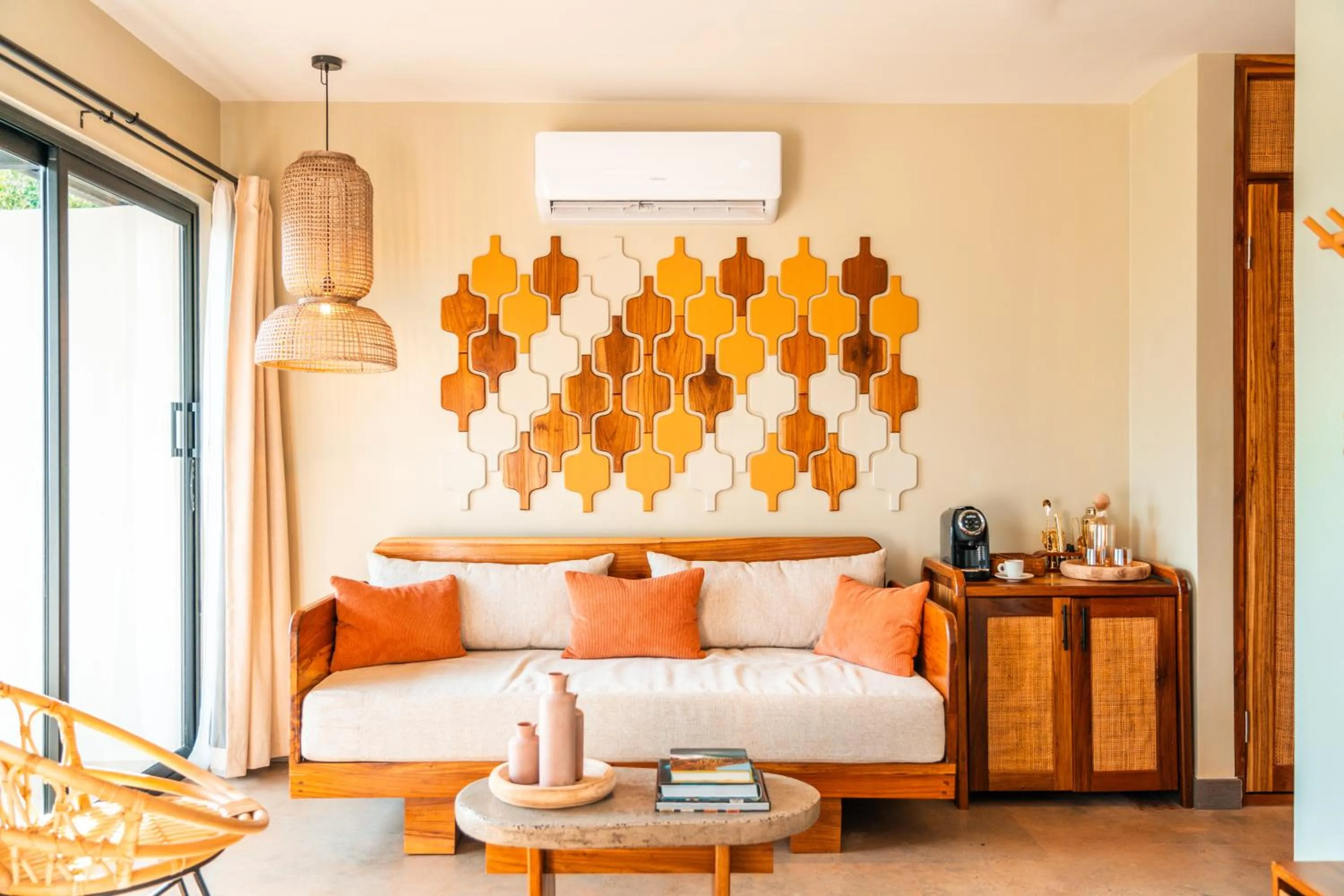 Seating area, Bed in Bambuda Santa Catalina