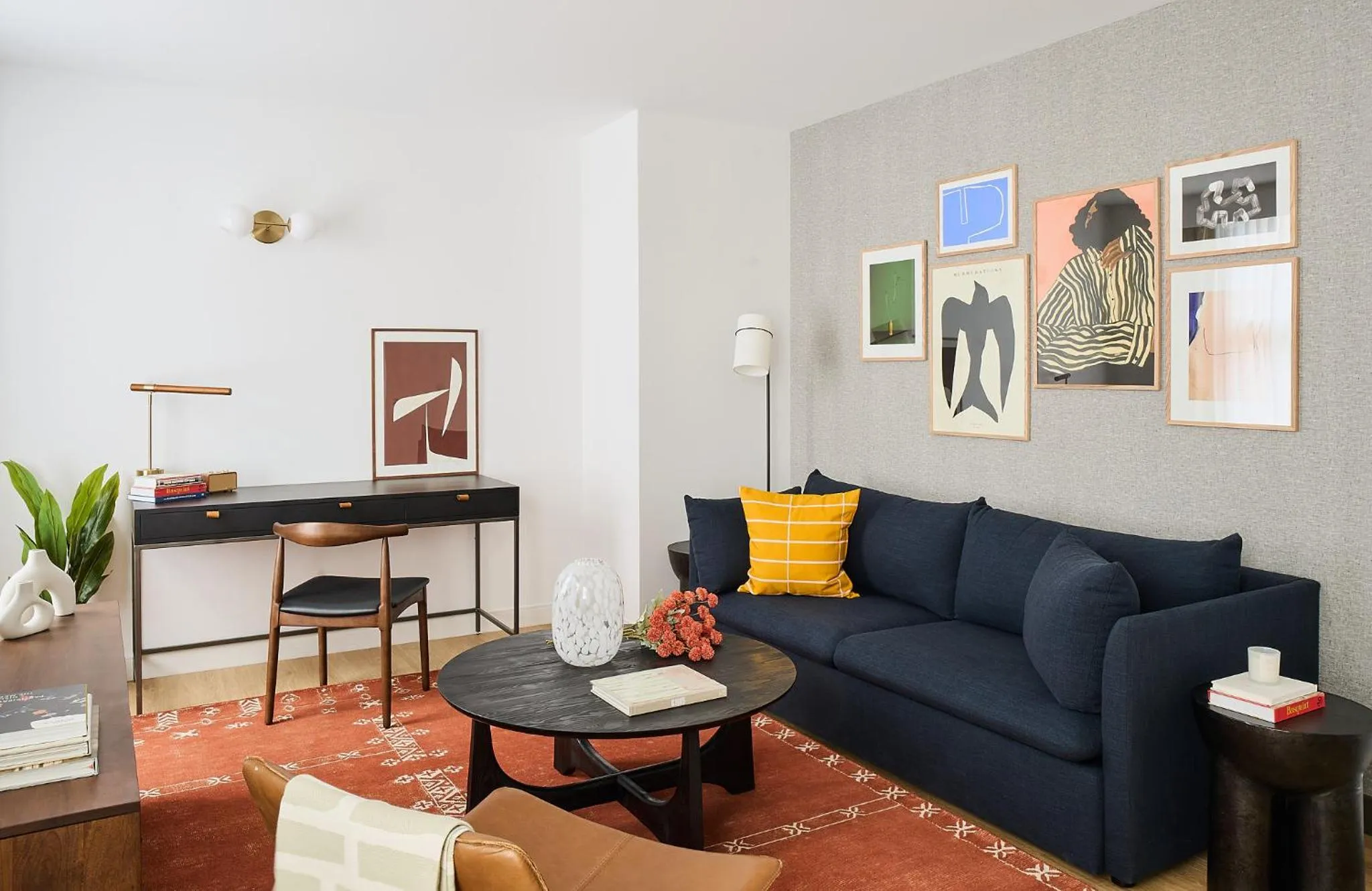 Living room in Rusk House Serviced Apartments