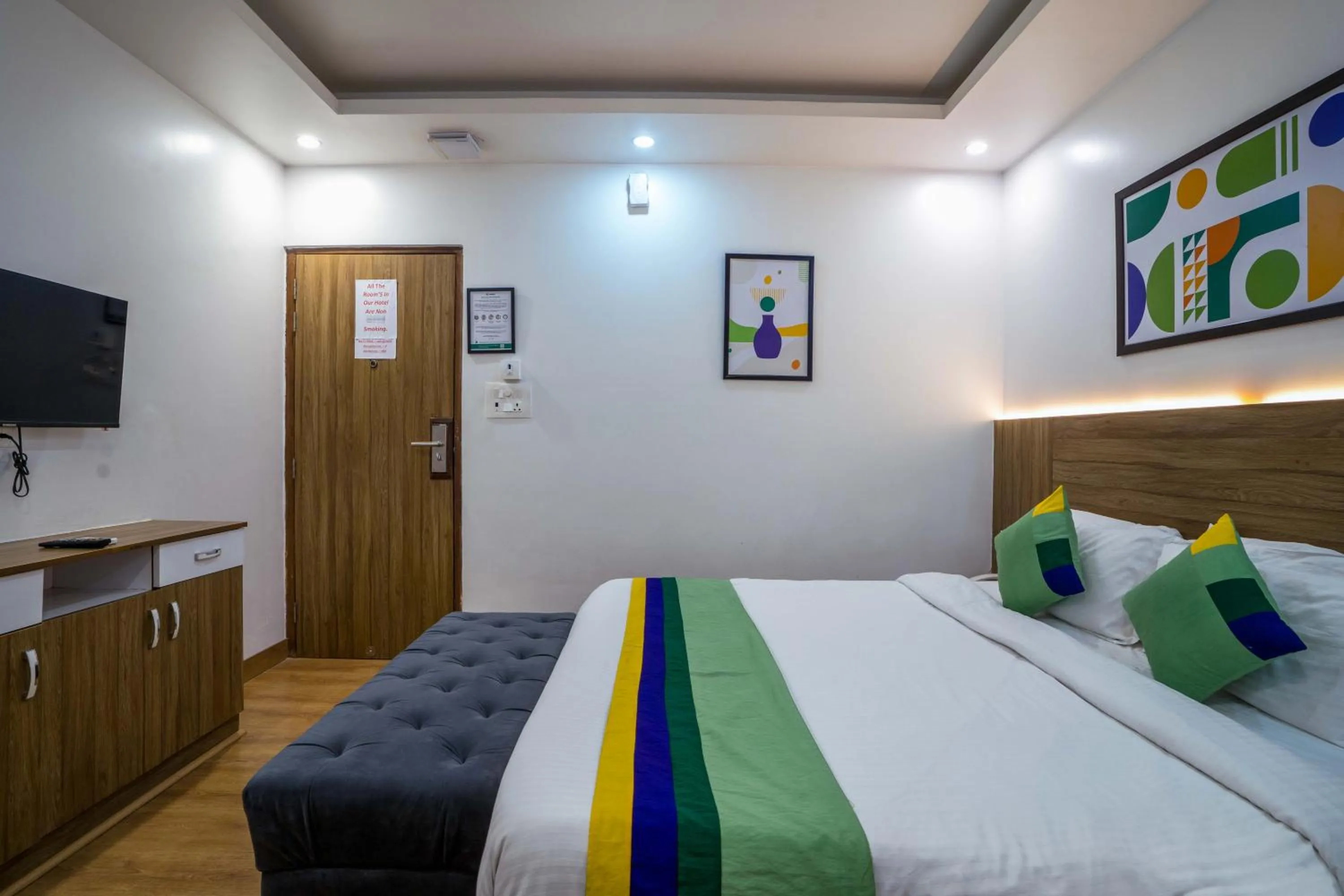 Bedroom in Treebo White Sand