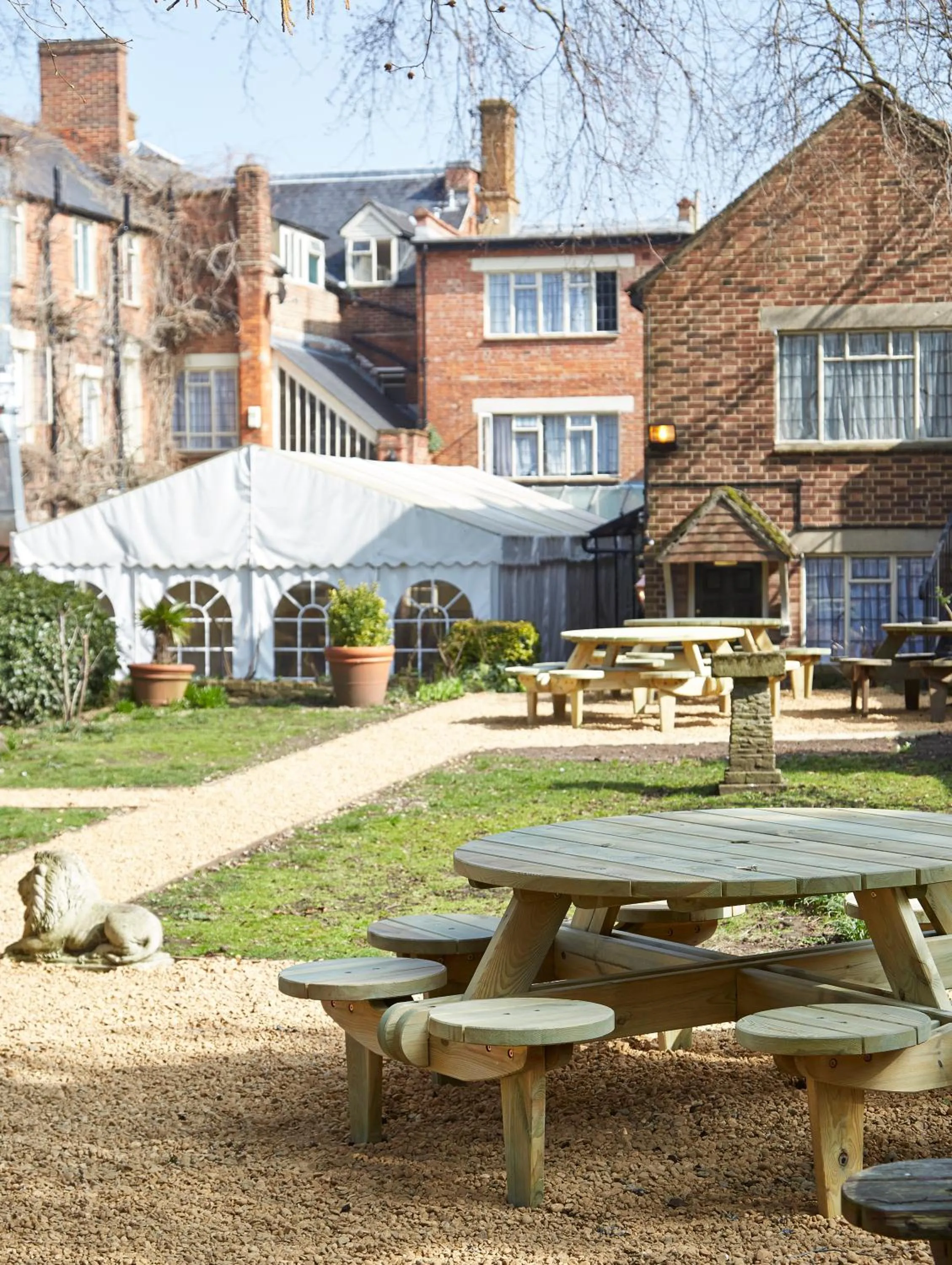 Garden in Cromwell Lodge Hotel by Greene King Inns