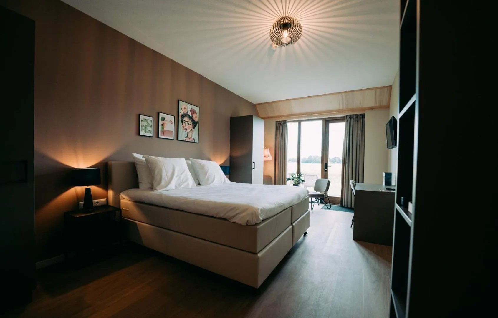 Bedroom, Bed in Boutique Hotel het Witte Veen