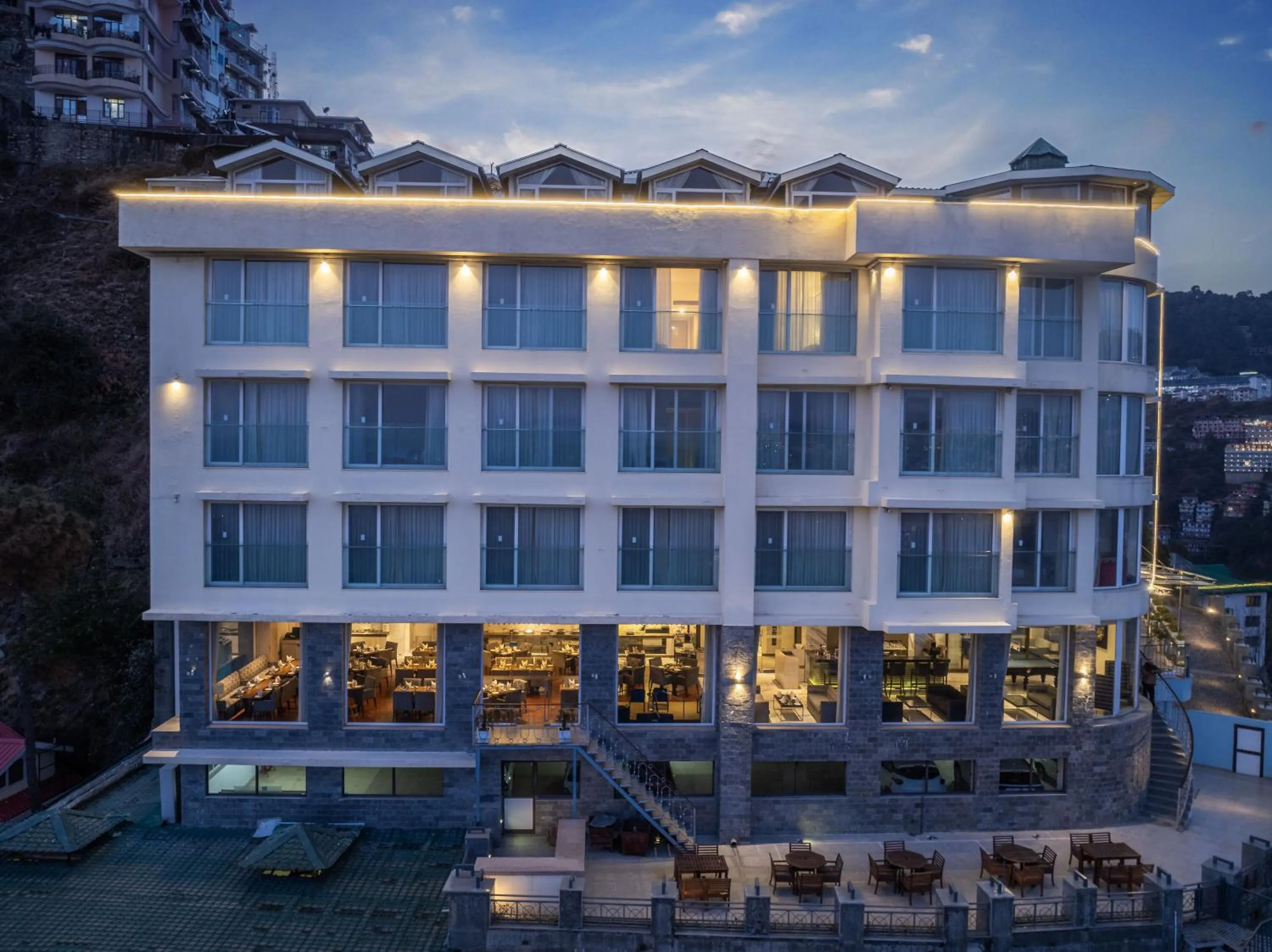 Property building in Echor Shimla Hotel - The Zion