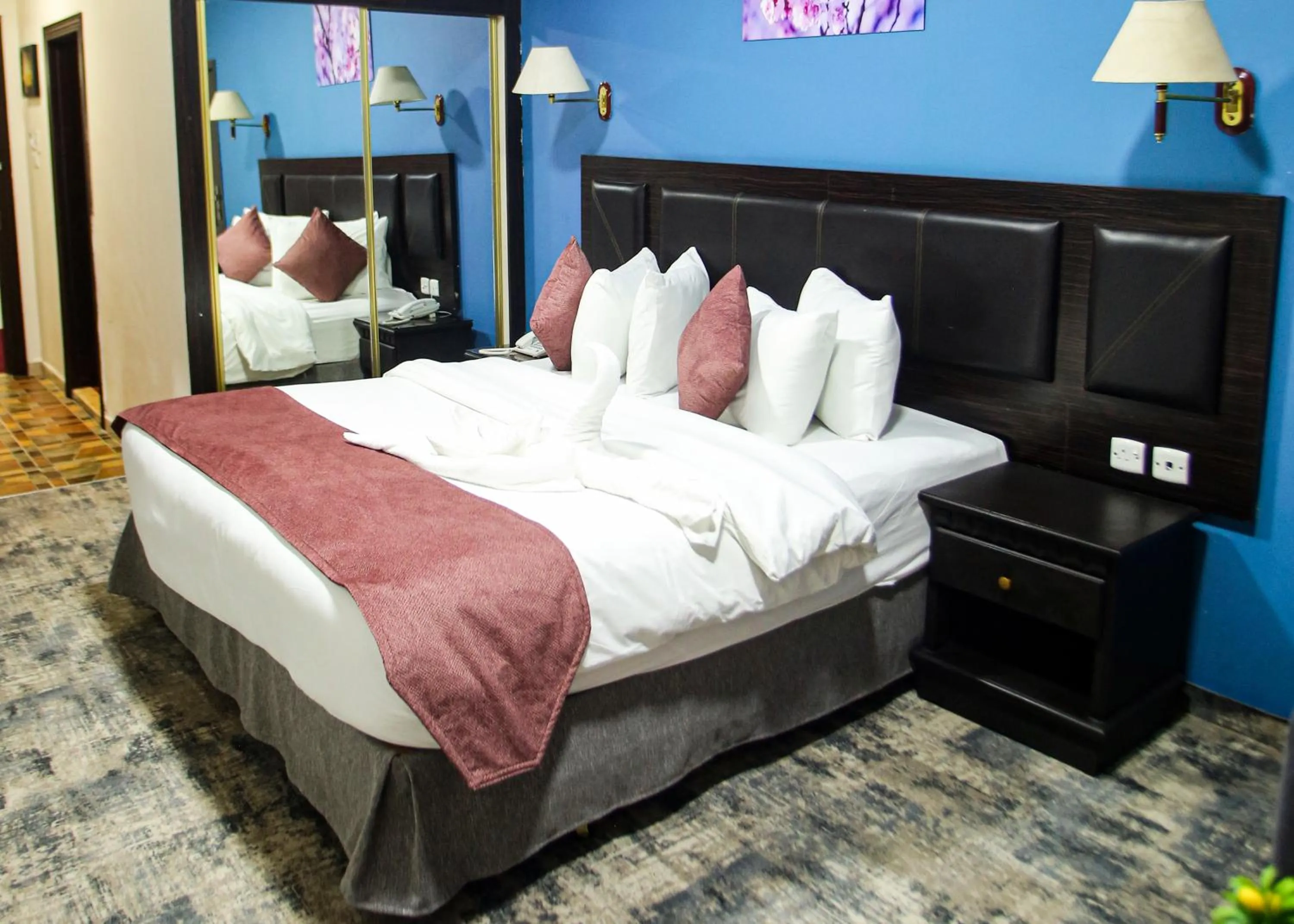 Bed in Seraj Amman Hotel