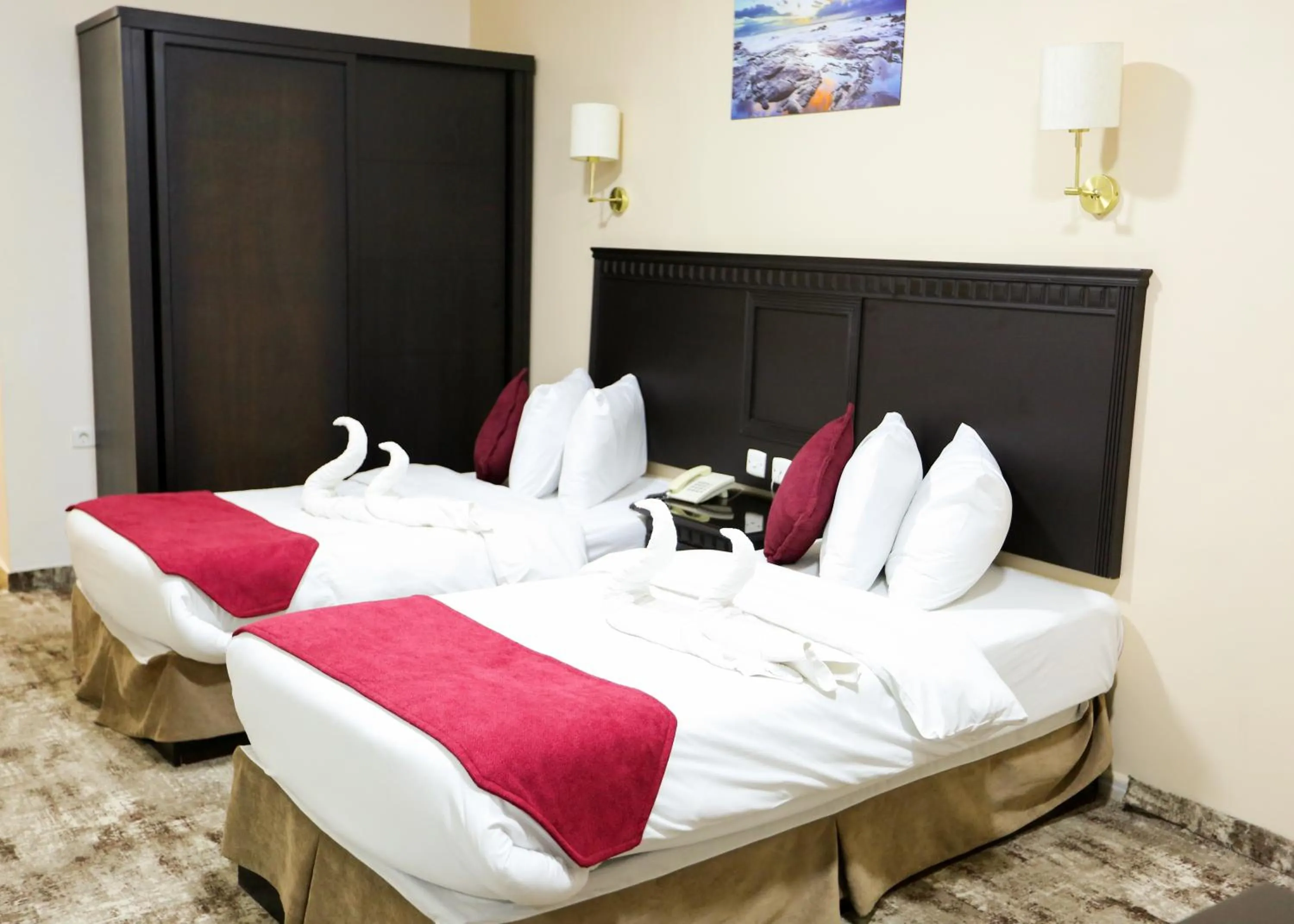 Bed in Seraj Amman Hotel