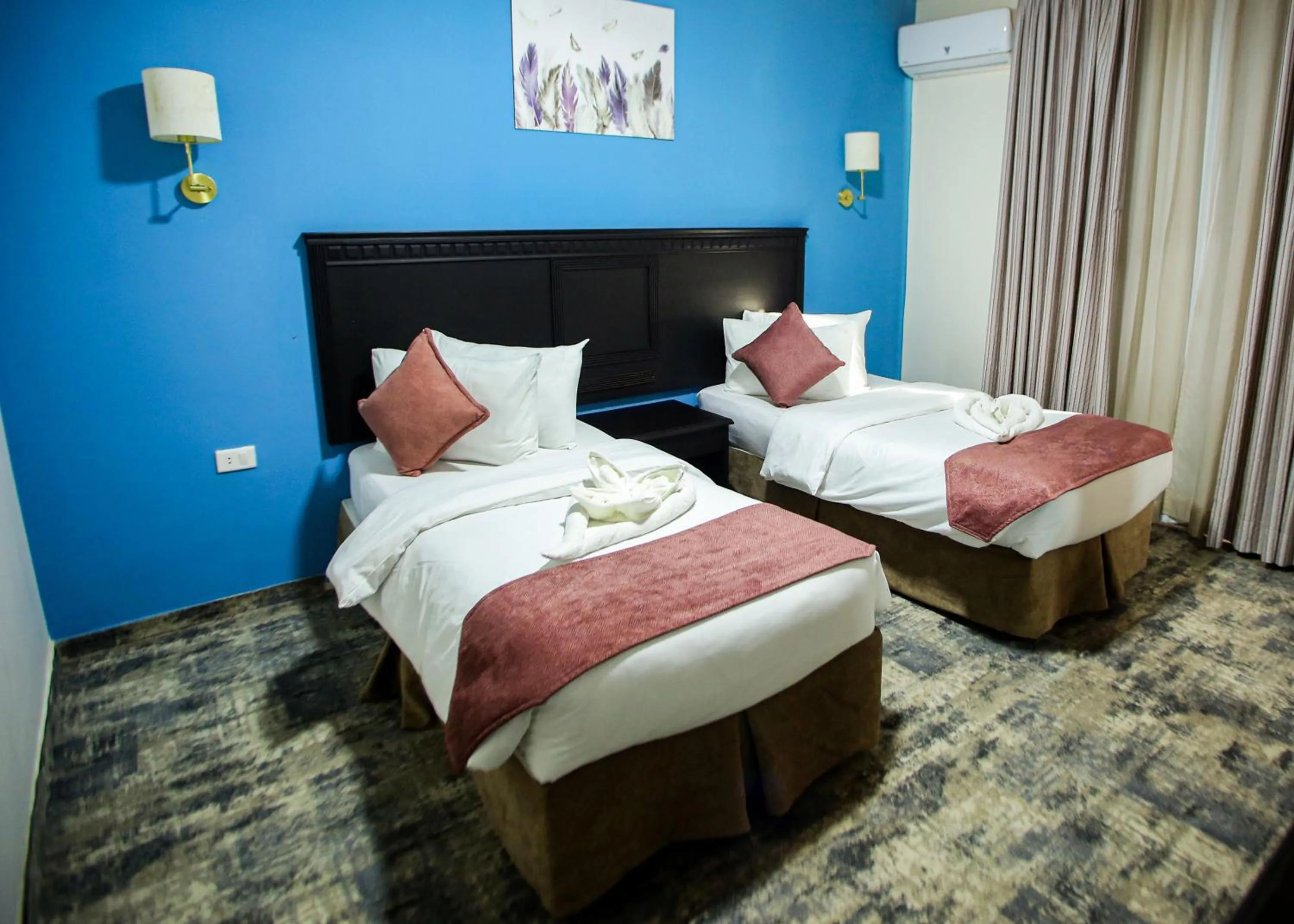 Bed in Seraj Amman Hotel