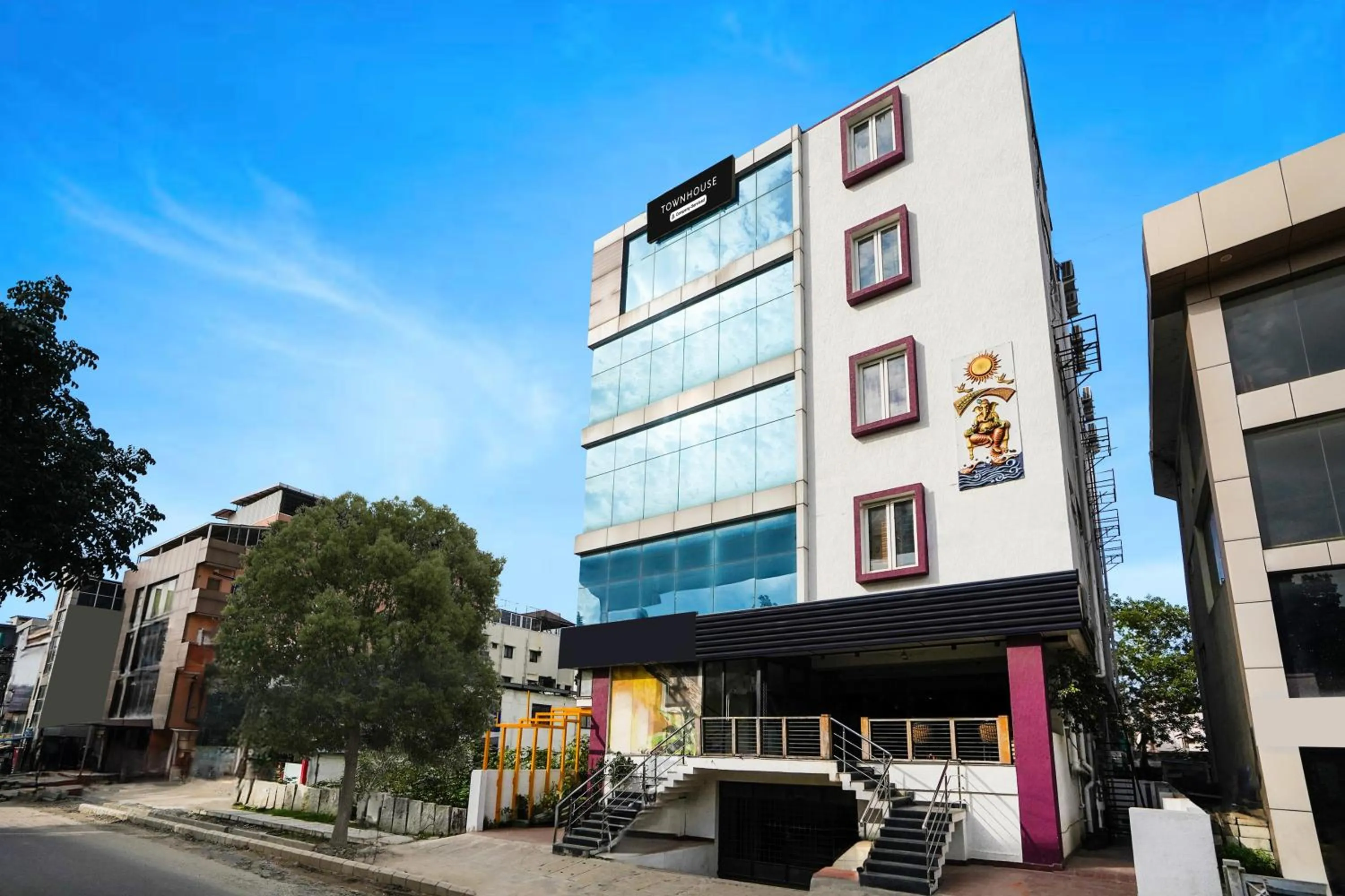 Facade/entrance in Townhouse HBR Layout