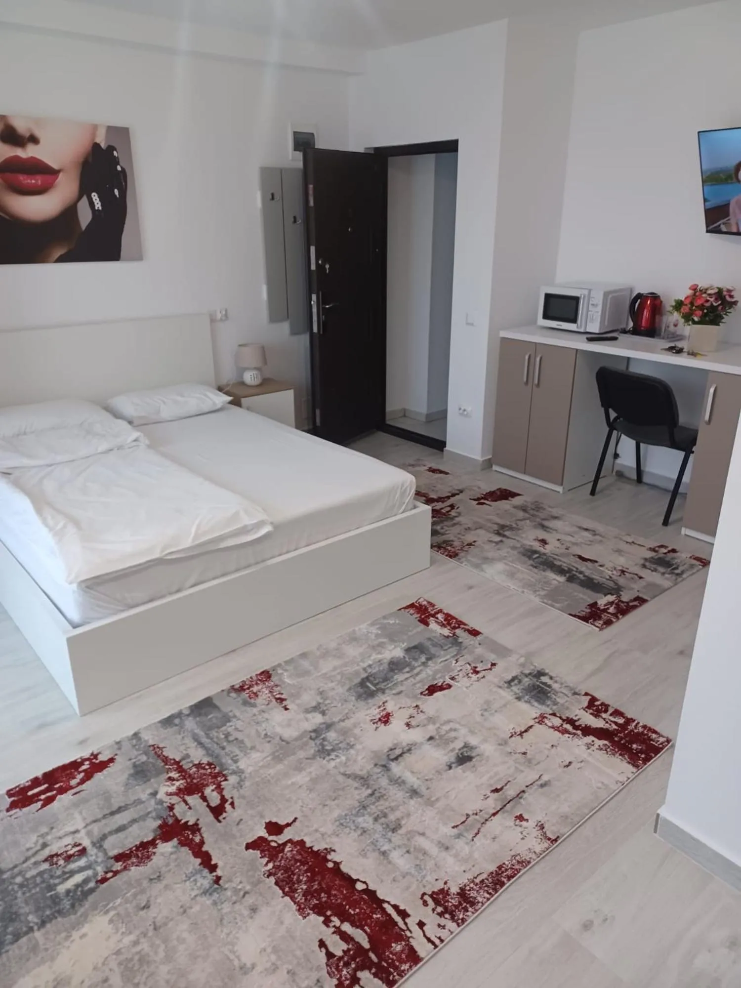 Bed in Aparthotel Oltului