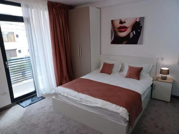 Bed in Aparthotel Oltului