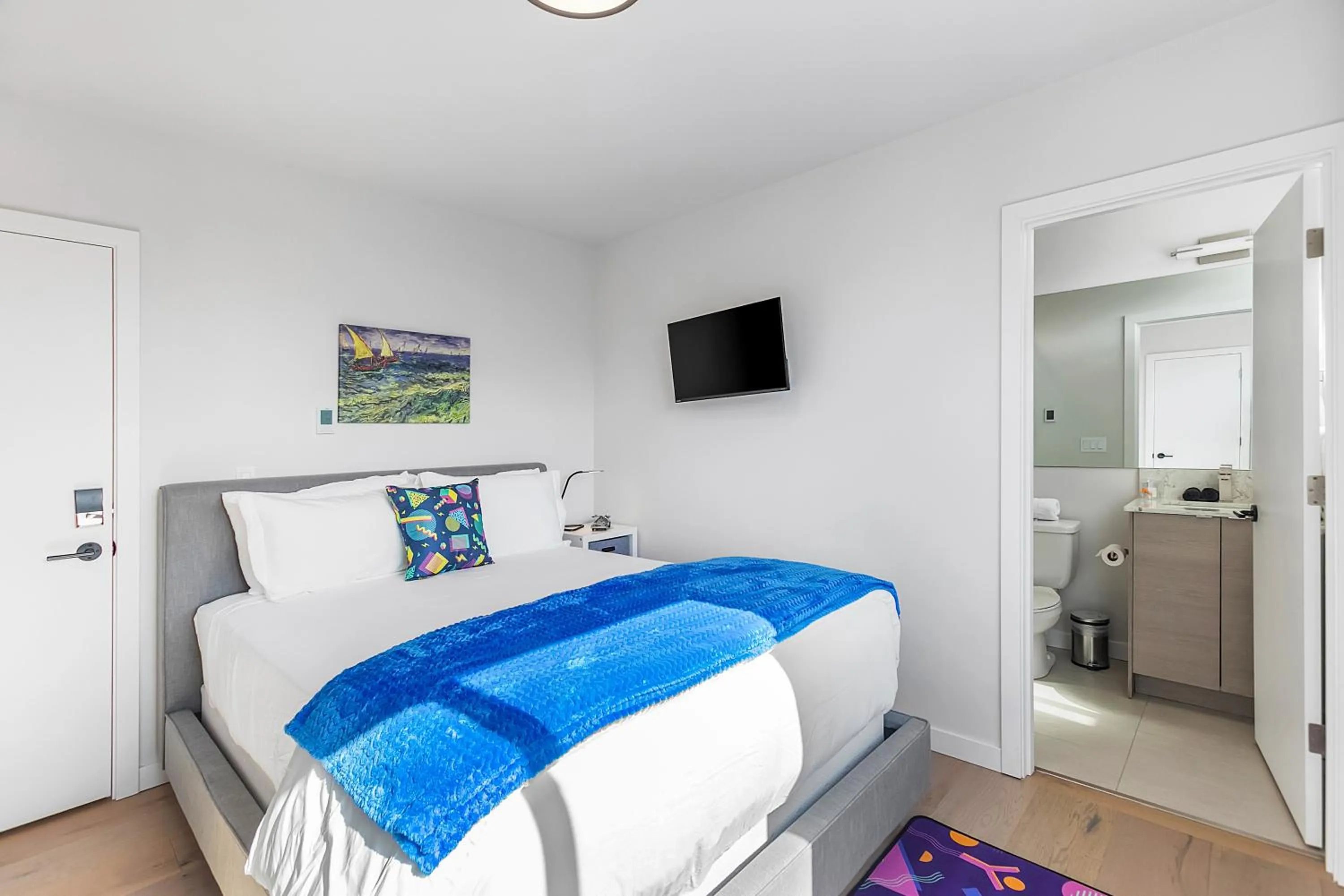 Bed in Back to The Future Sweet Suites