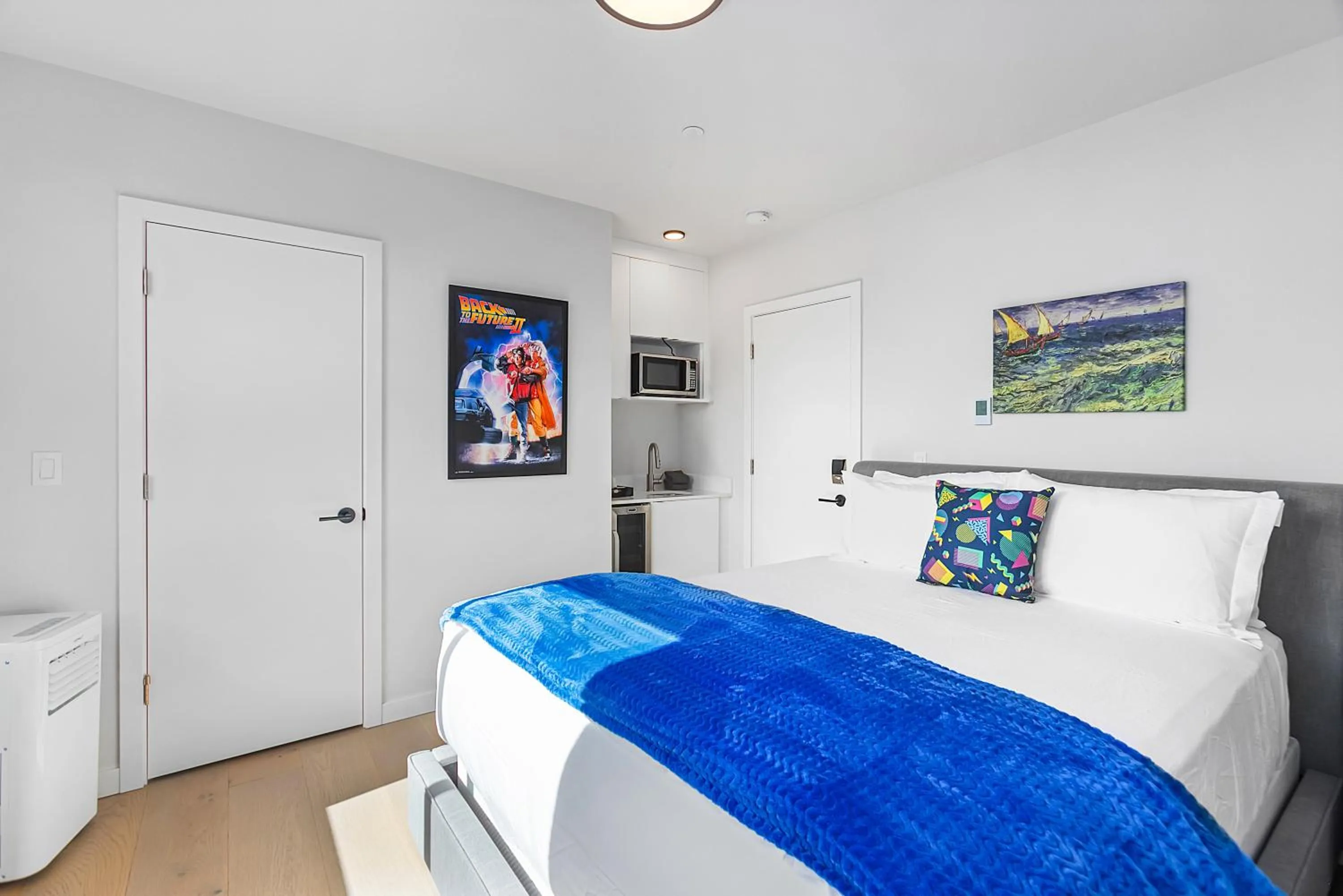 Bed in Back to The Future Sweet Suites