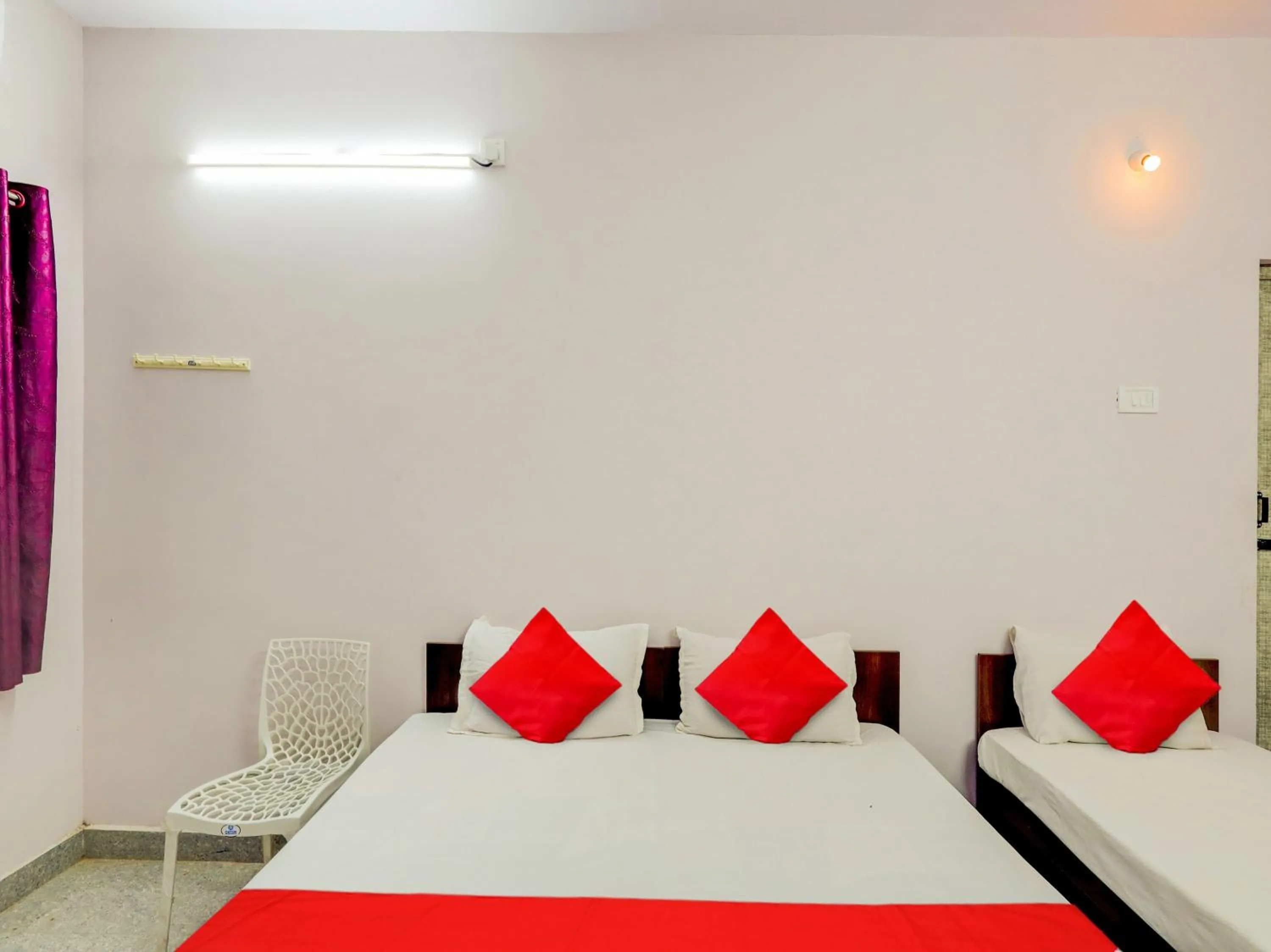 Bedroom in Hotel O Ram Residency
