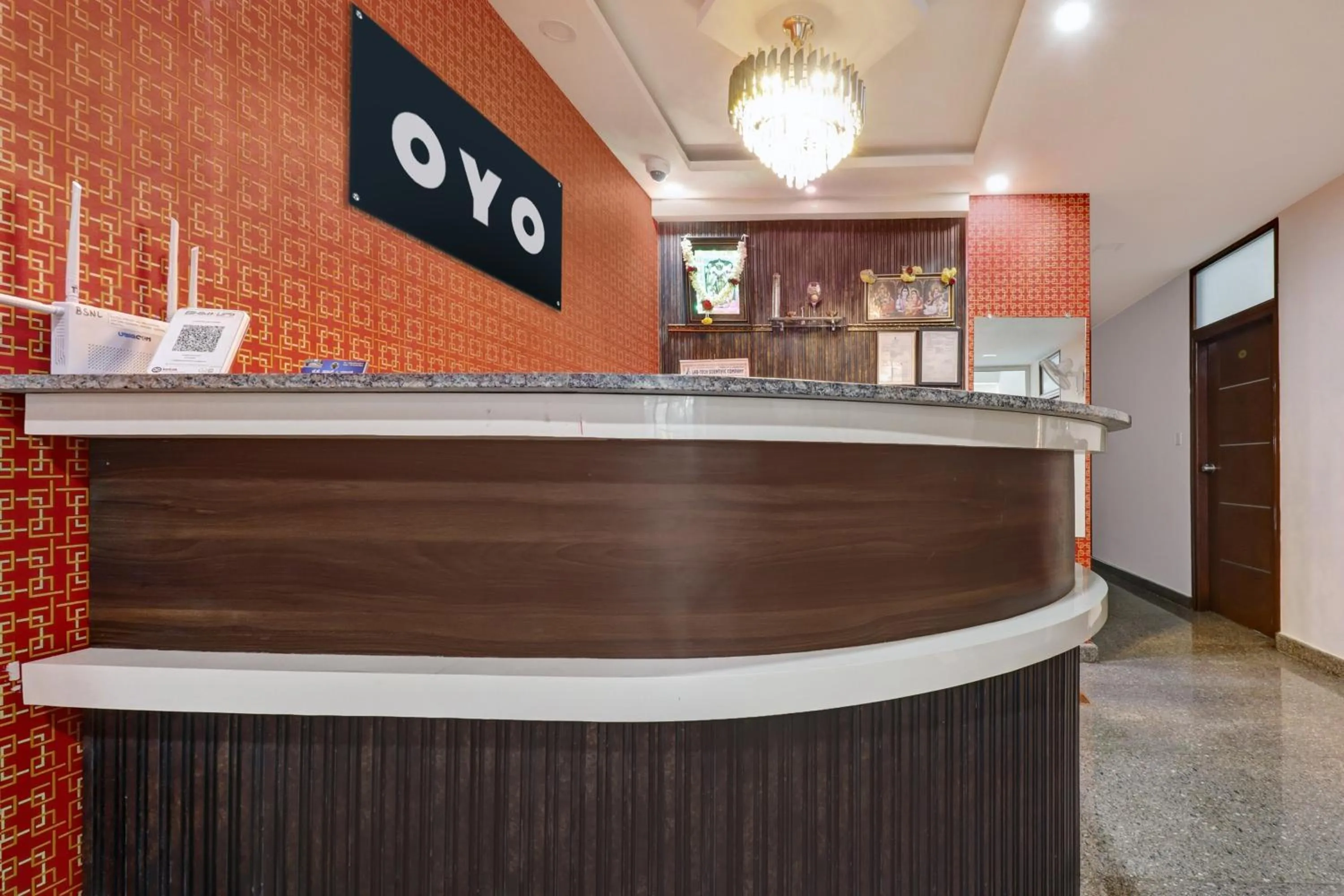 Lobby or reception in Hotel O J.K. Suites & Rooms