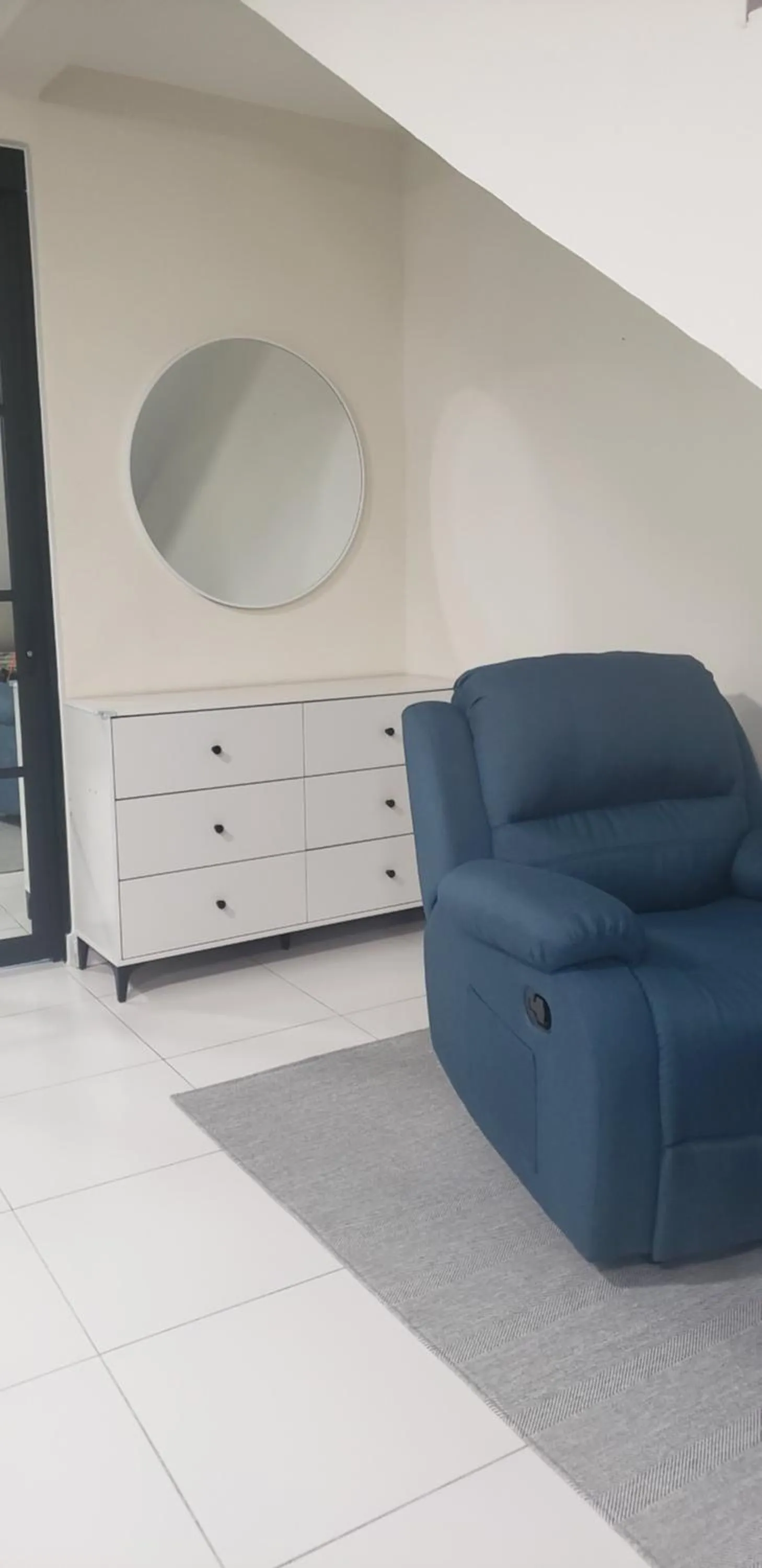 Seating area in Teratak Teratai Homestay- Corner