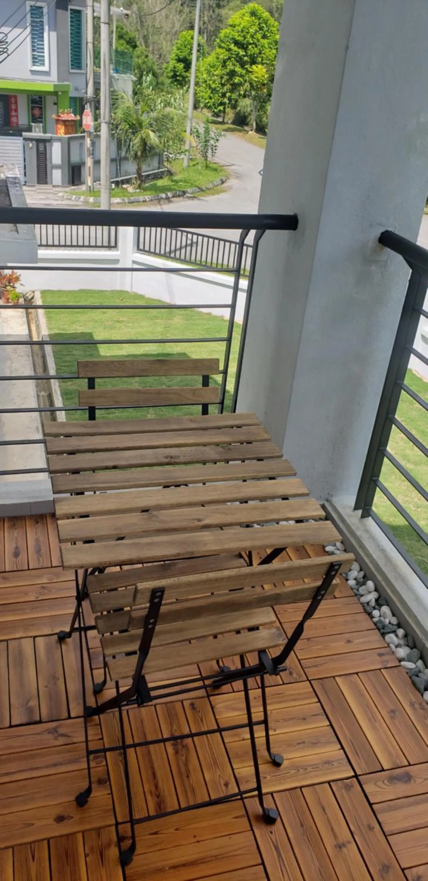 Balcony/Terrace in Teratak Teratai Homestay- Corner