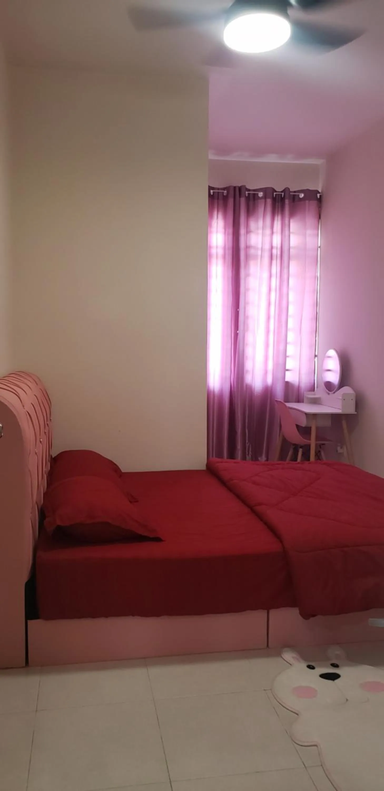 Bed in Teratak Teratai Homestay- Corner